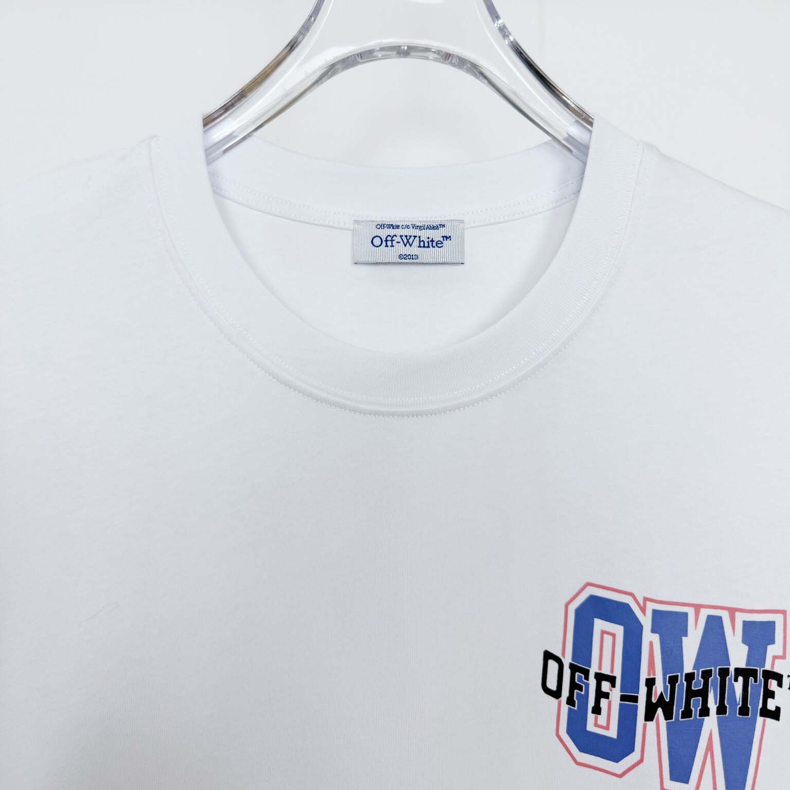 Off White Varsity Arrow T-Shirt - FashionPlug