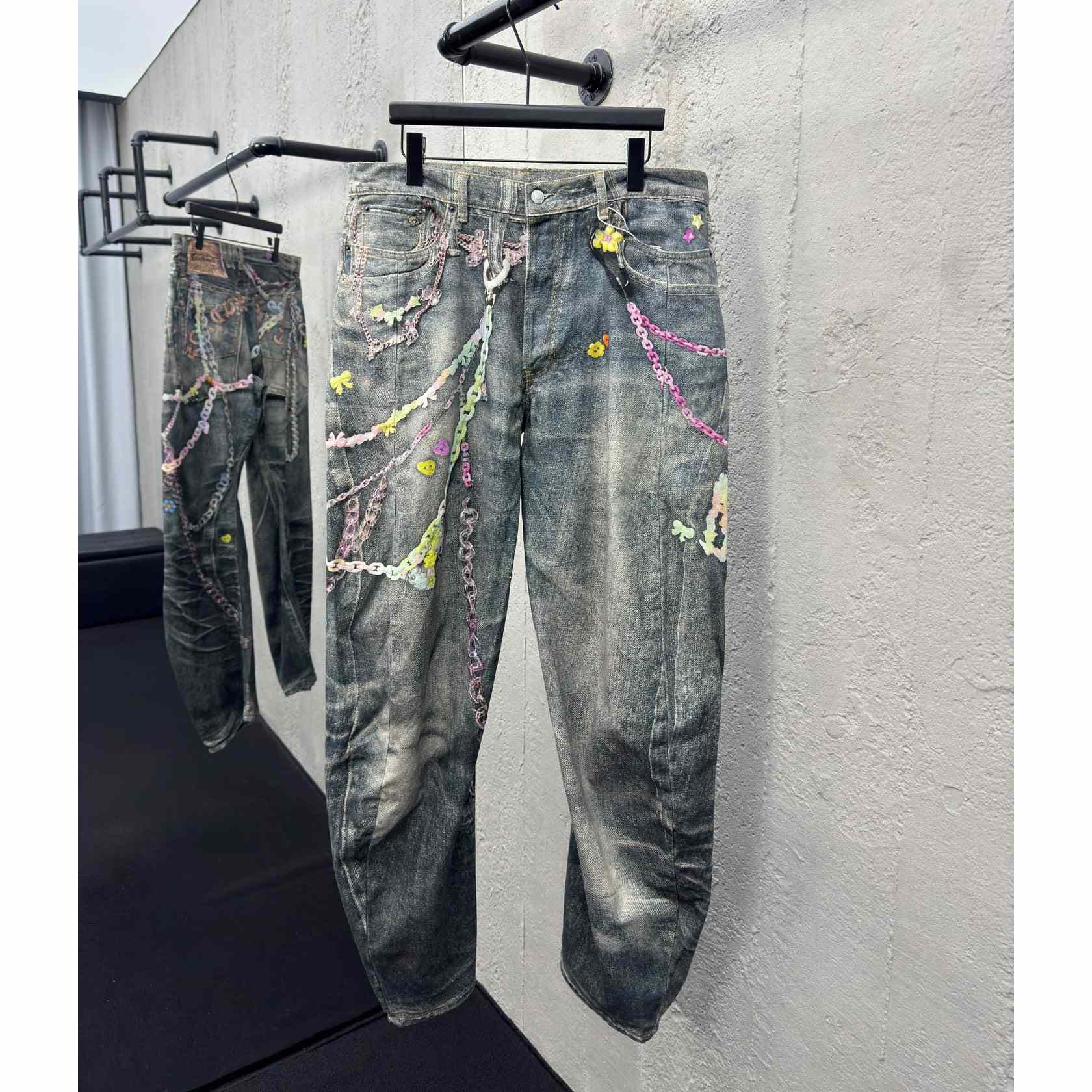Acne Studios Baggy fit jeans YF1233   (50% Off Sale) - FashionPlug