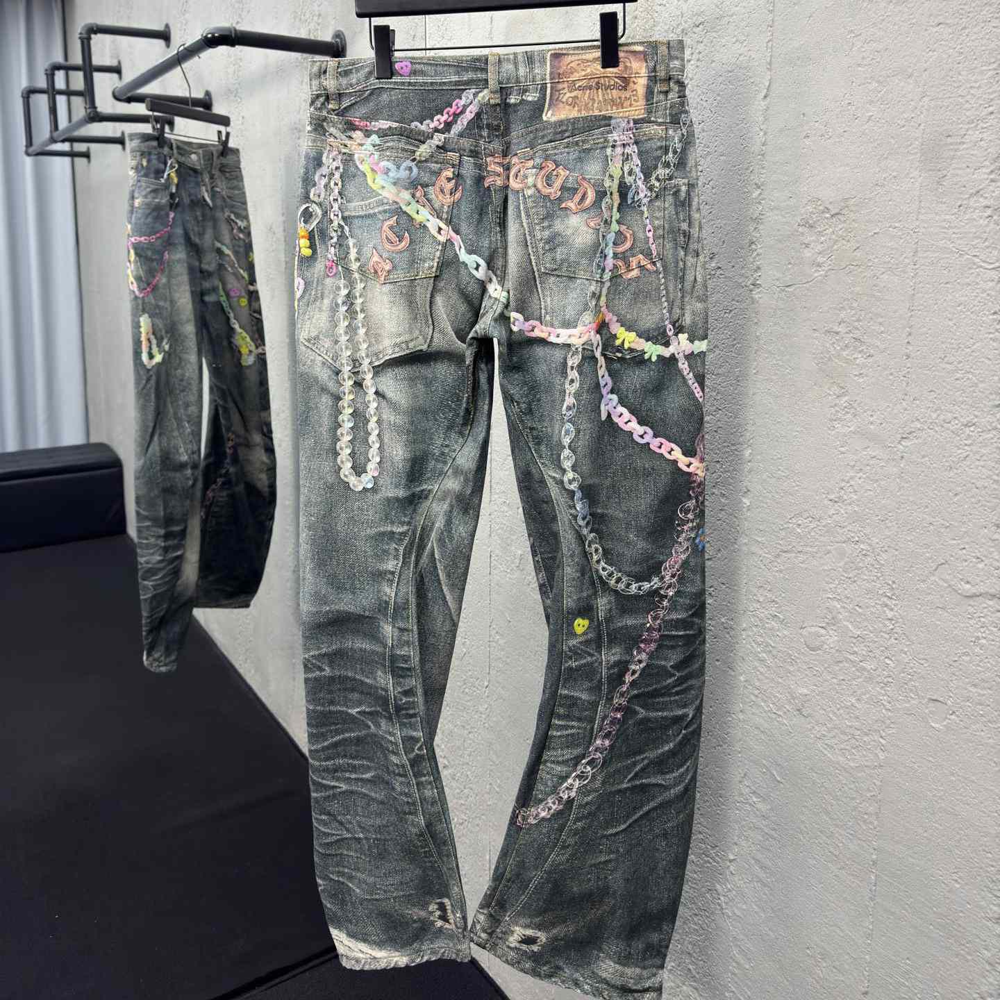 Acne Studios Baggy fit jeans YF1233   (50% Off Sale) - FashionPlug