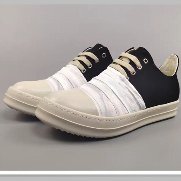 Rick Owens DRKSHDW Canvas Sneakers - FashionPlug