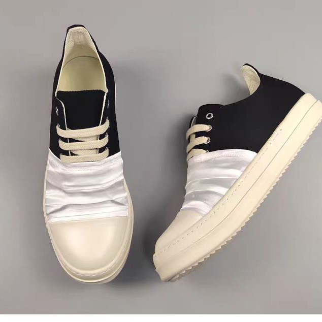 Rick Owens DRKSHDW Canvas Sneakers - FashionPlug
