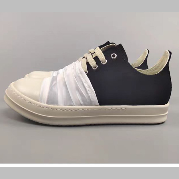 Rick Owens DRKSHDW Canvas Sneakers - FashionPlug
