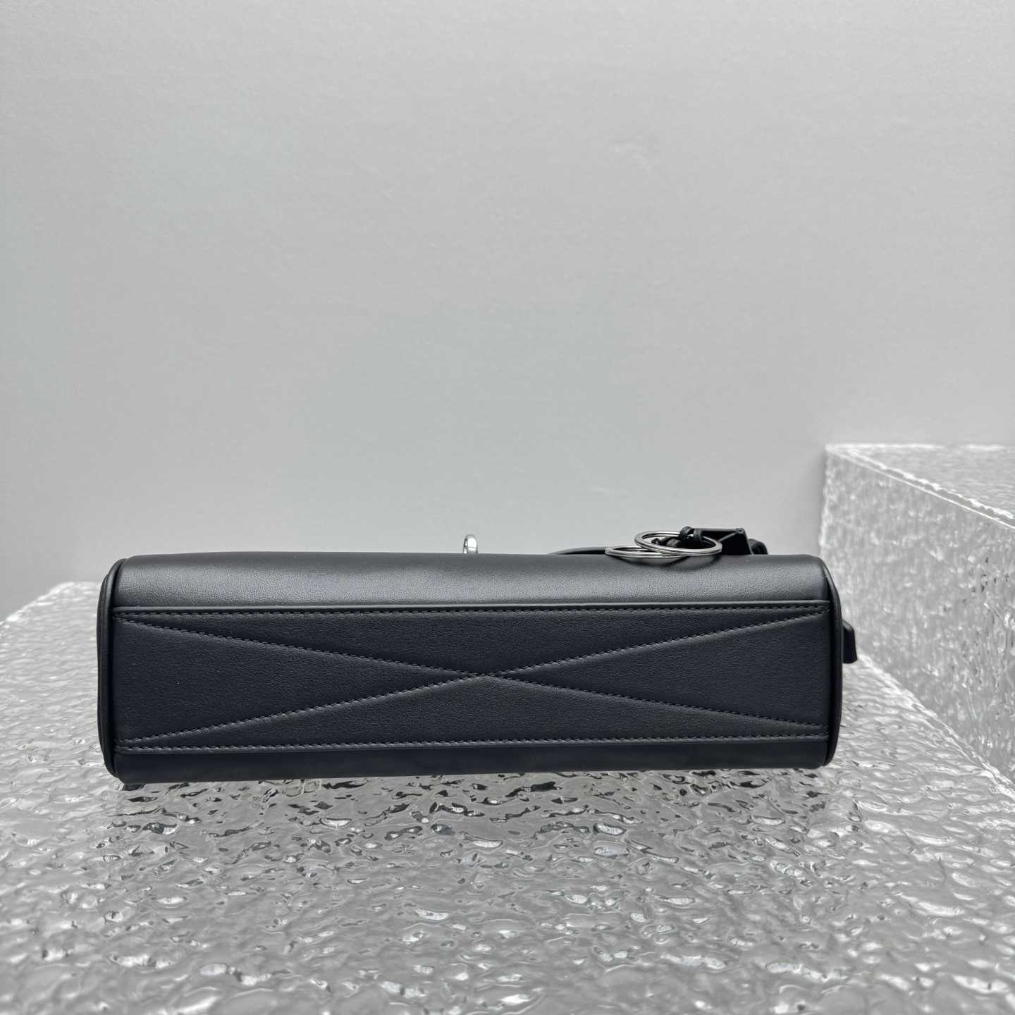 Balenciaga Bel Air Zipped Messenger Bag Small In Black - FashionPlug