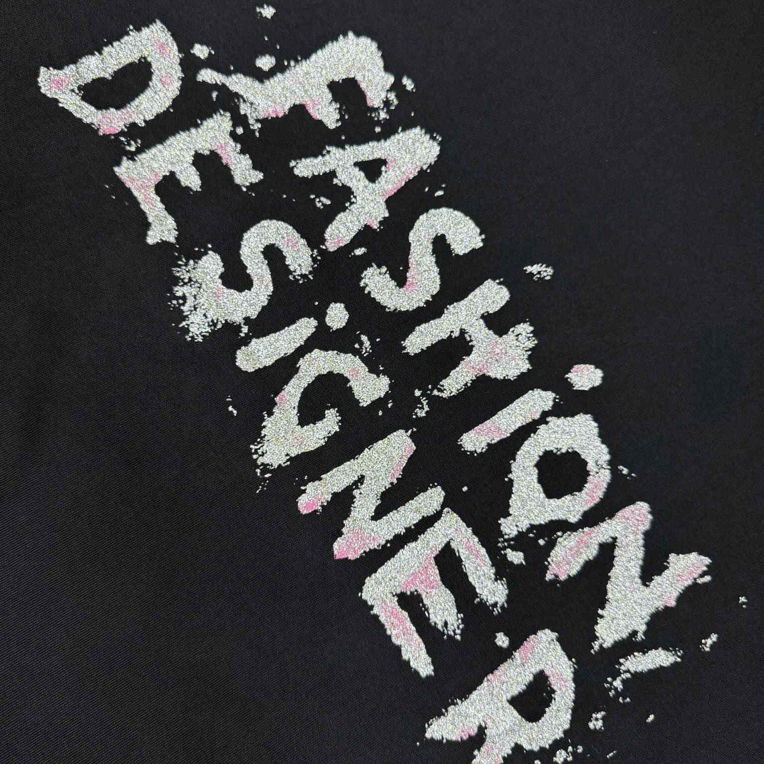 Balenciaga Fashion Designer Oversized T-Shirt In Faded Black Dry Jersey - FashionPlug