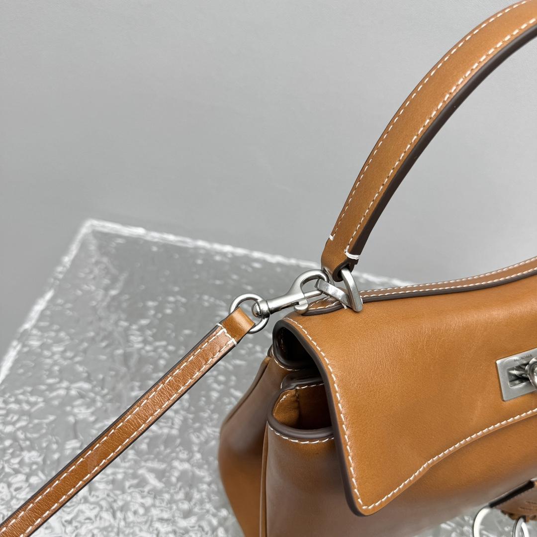Balenciaga Rodeo Handbag Mini In Tan Cowboy - FashionPlug