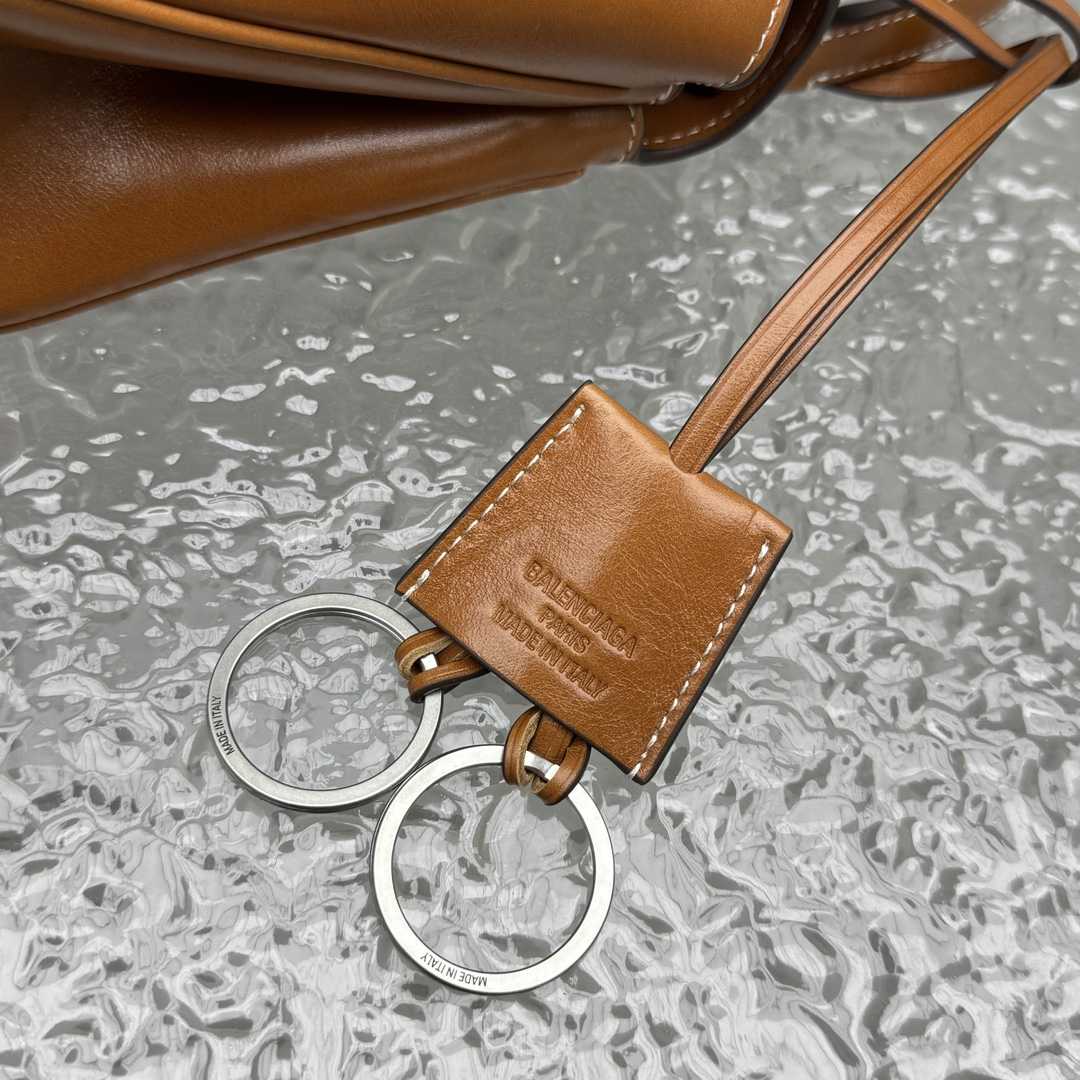 Balenciaga Rodeo Handbag Mini In Tan Cowboy - FashionPlug