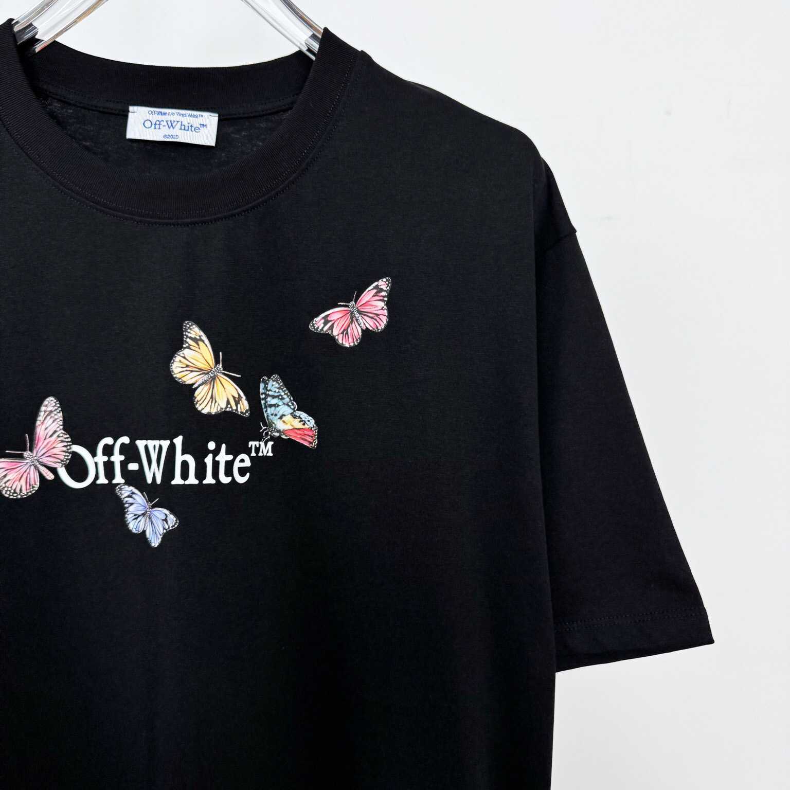 Off White Butterfly Bookish T-Shirt - FashionPlug