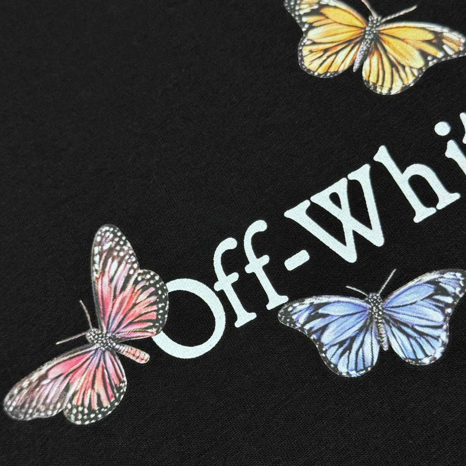 Off White Butterfly Bookish T-Shirt - FashionPlug