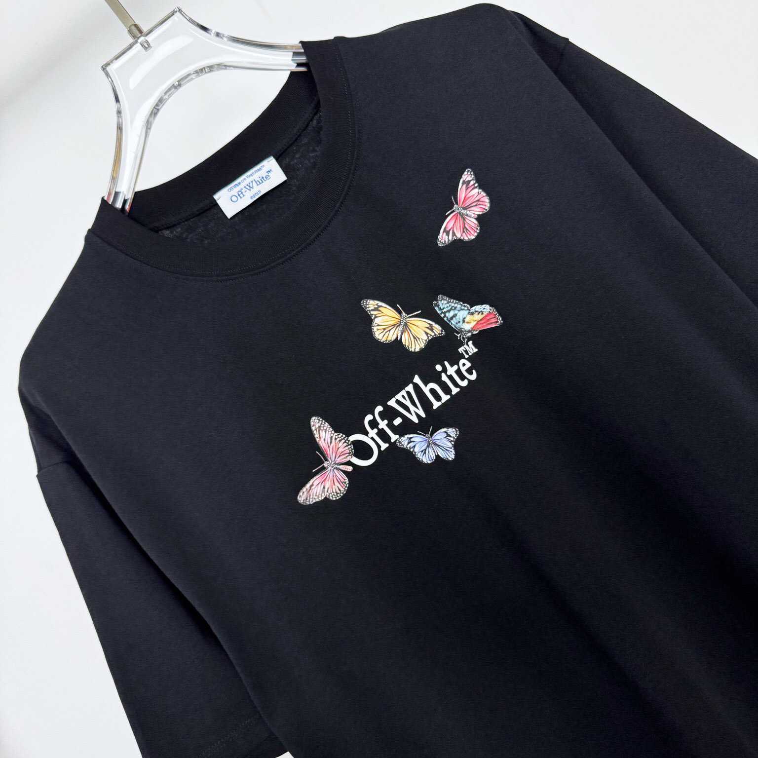 Off White Butterfly Bookish T-Shirt - FashionPlug
