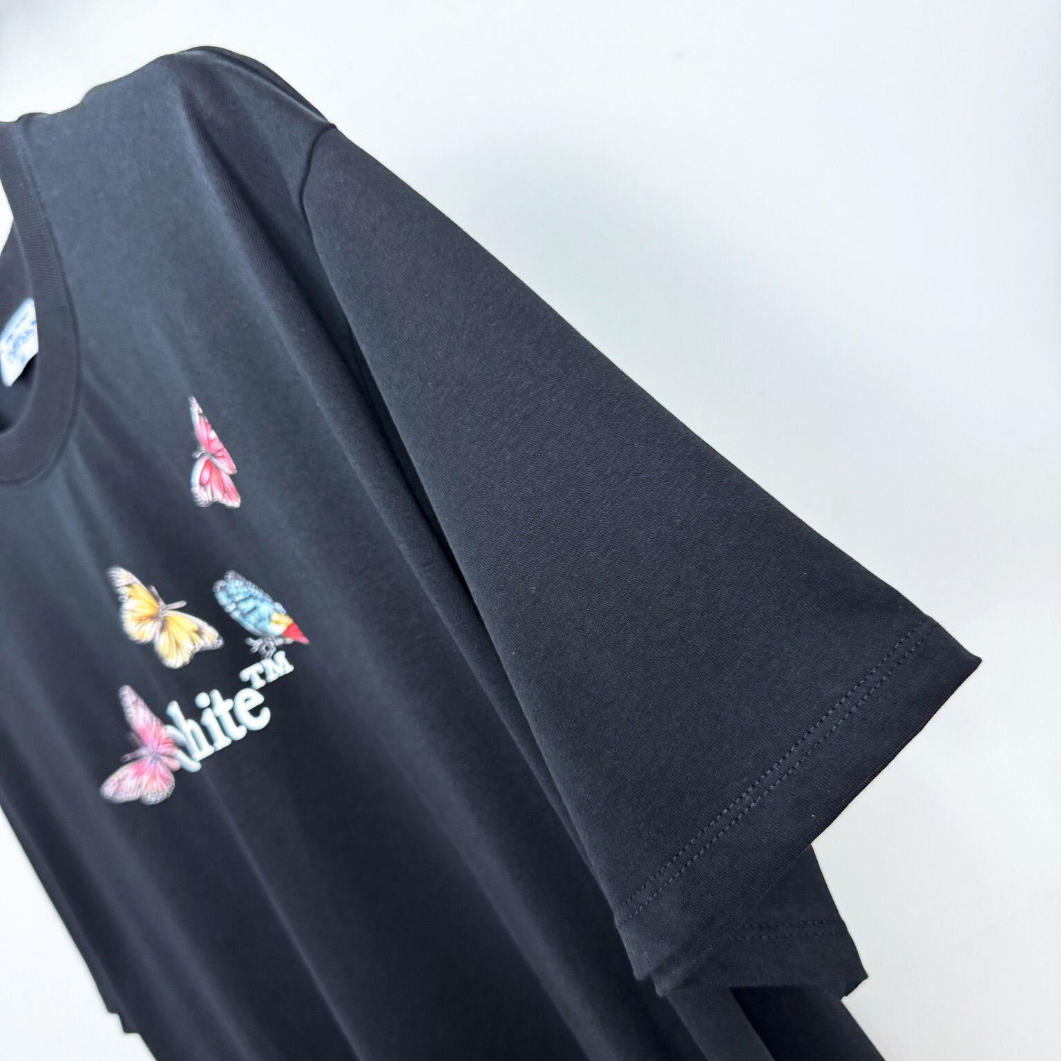 Off White Butterfly Bookish T-Shirt - FashionPlug