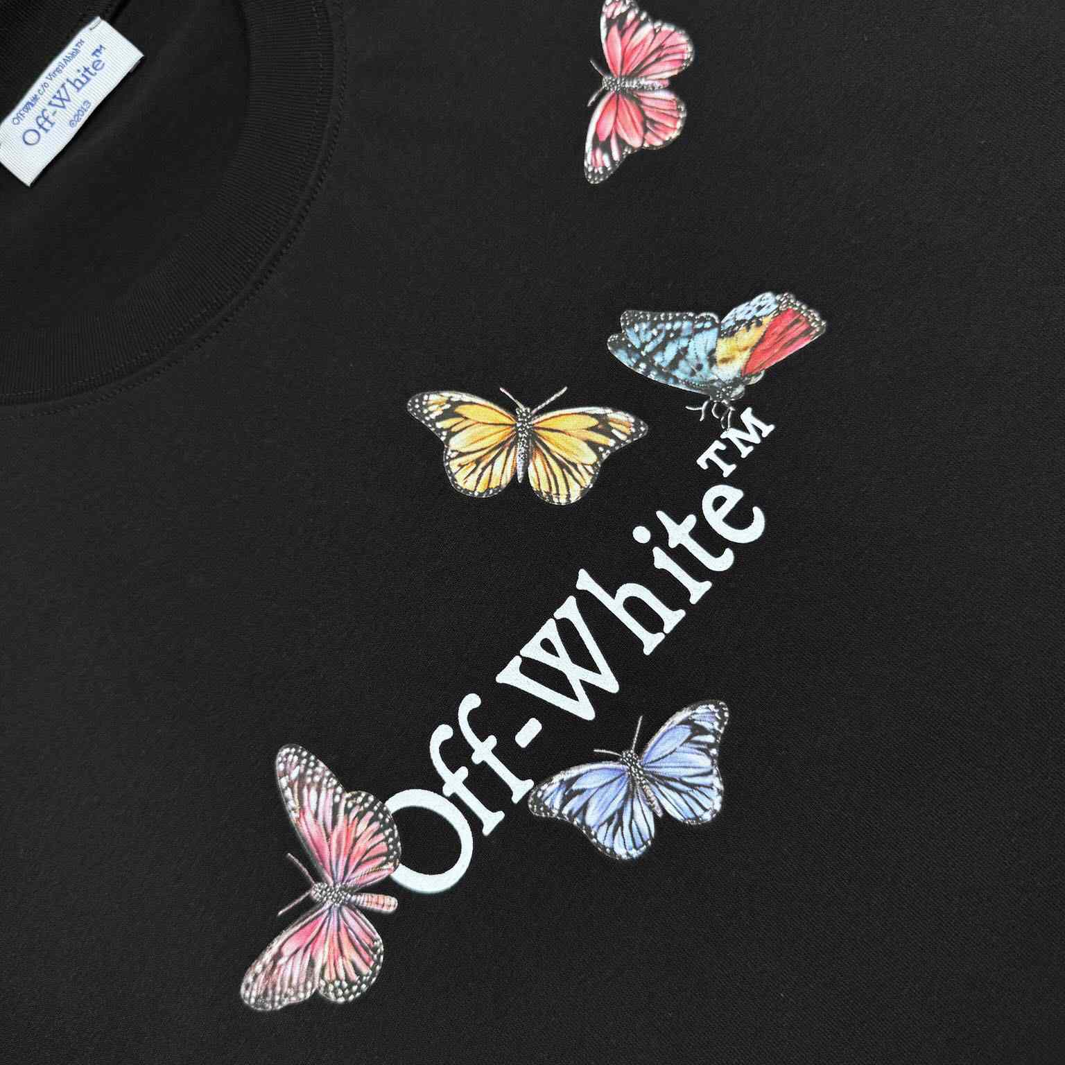 Off White Butterfly Bookish T-Shirt - FashionPlug