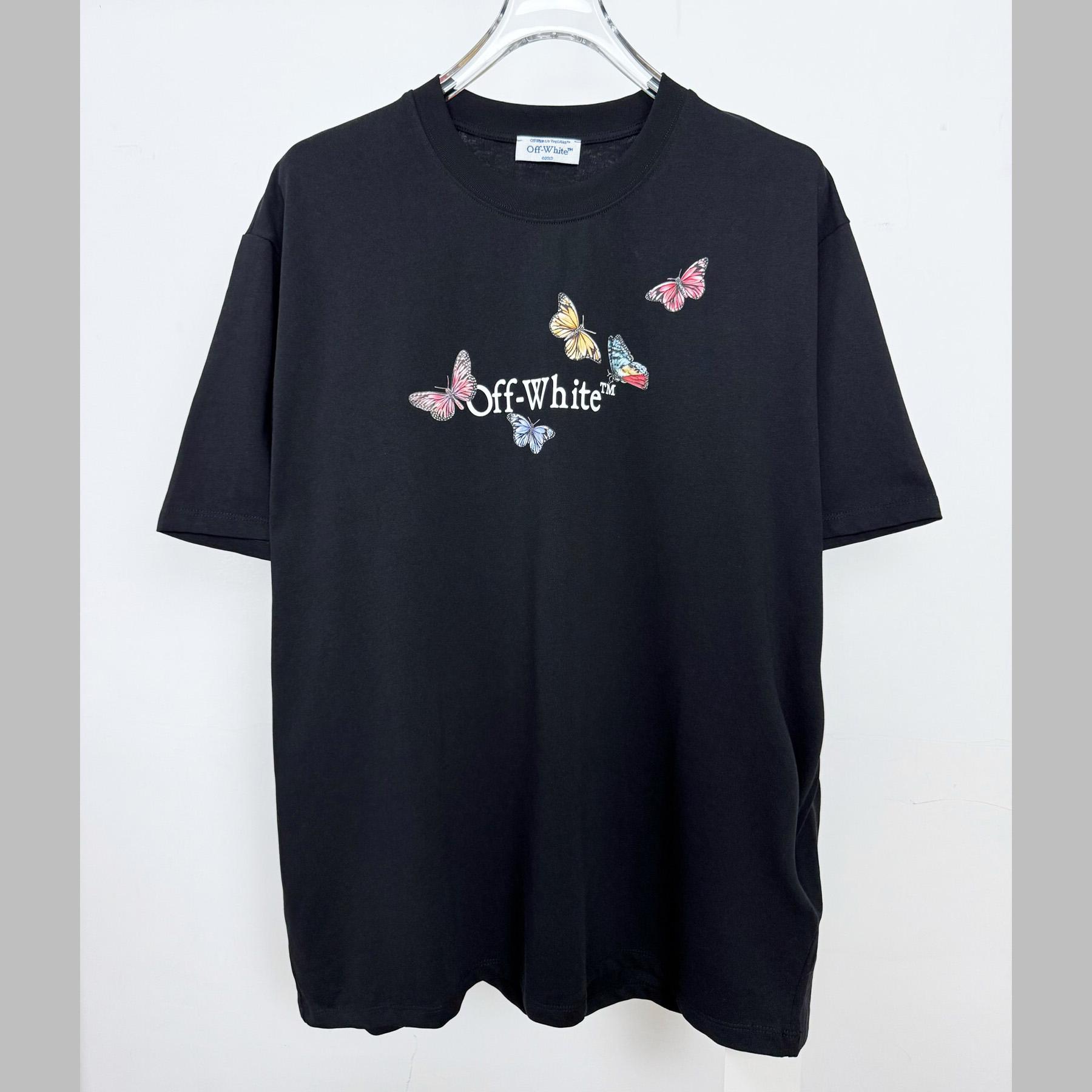 Off White Butterfly Bookish T-Shirt - FashionPlug