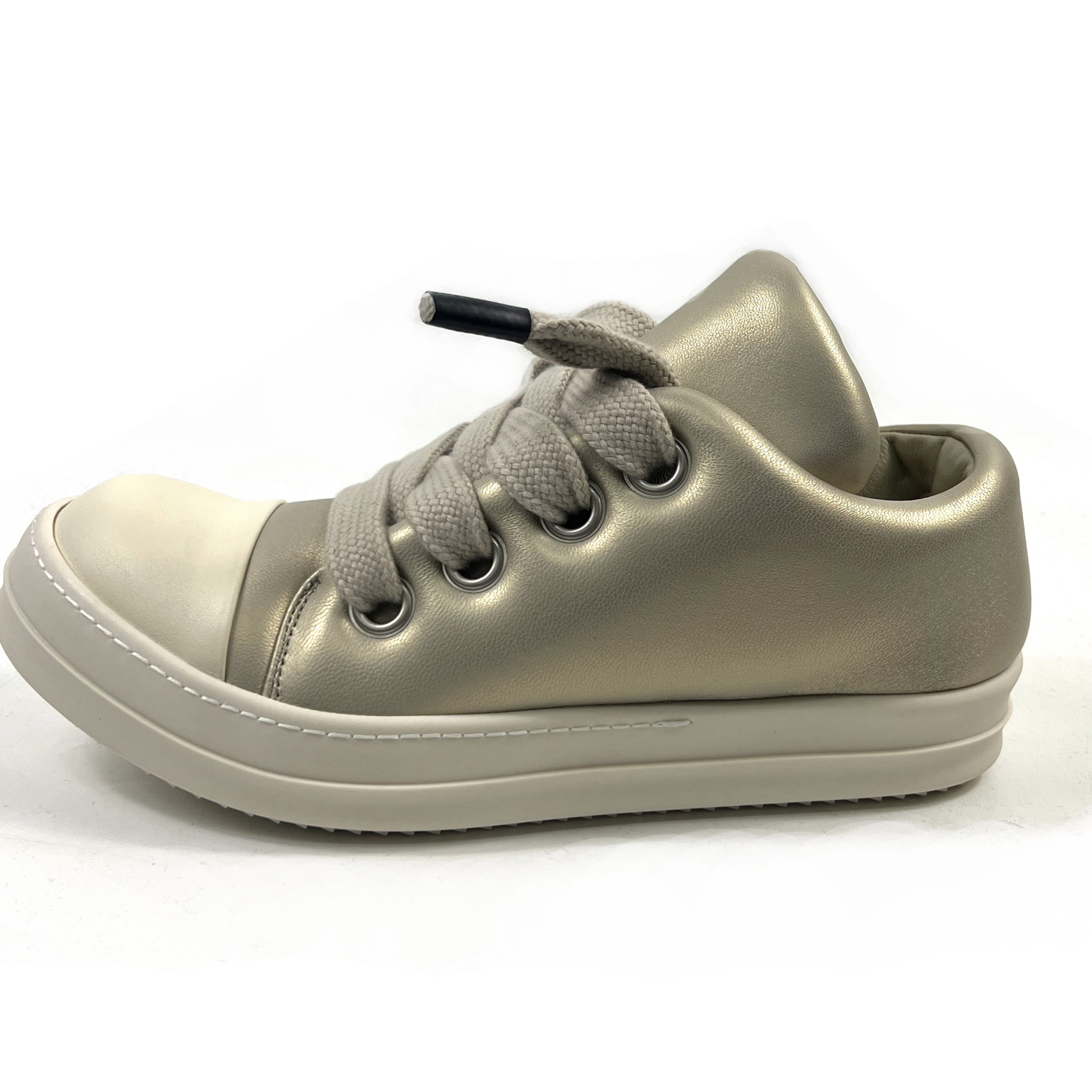 Rick Owens Jumbolaced Padded Sneakers - FashionPlug