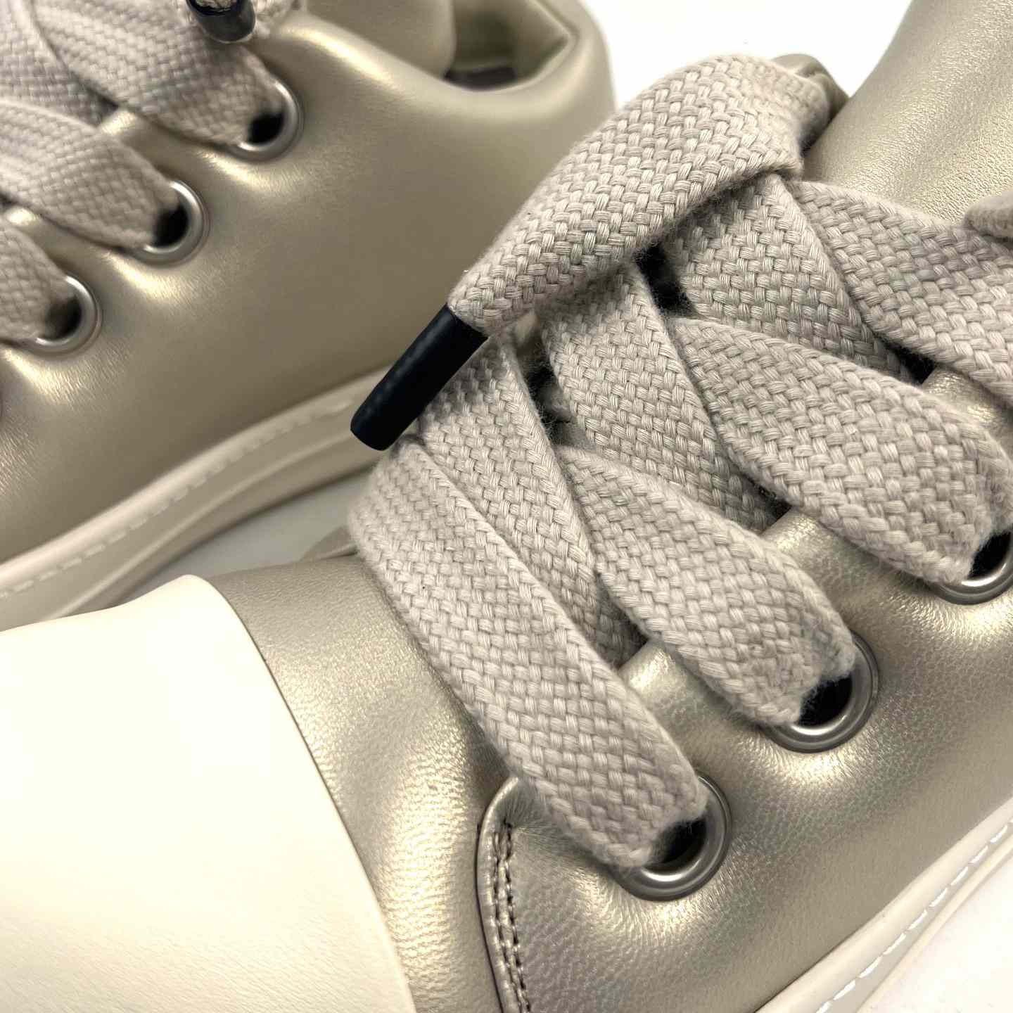 Rick Owens Jumbolaced Padded Sneakers - FashionPlug