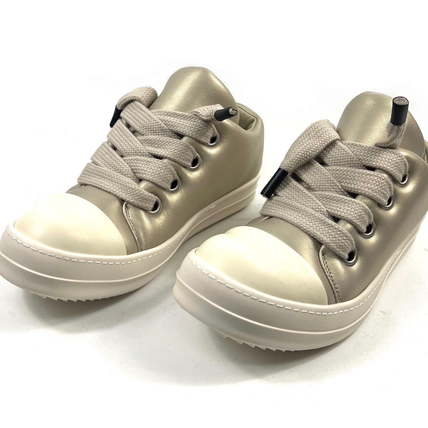 Rick Owens Jumbolaced Padded Sneakers - FashionPlug