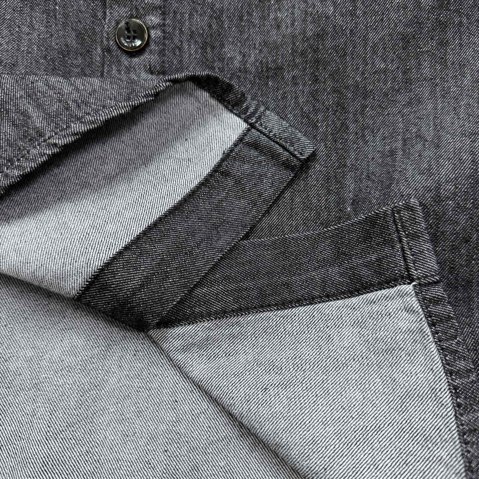 Louis Vuitton Short-Sleeved Chambray Shirt   1AHVW4 - FashionPlug