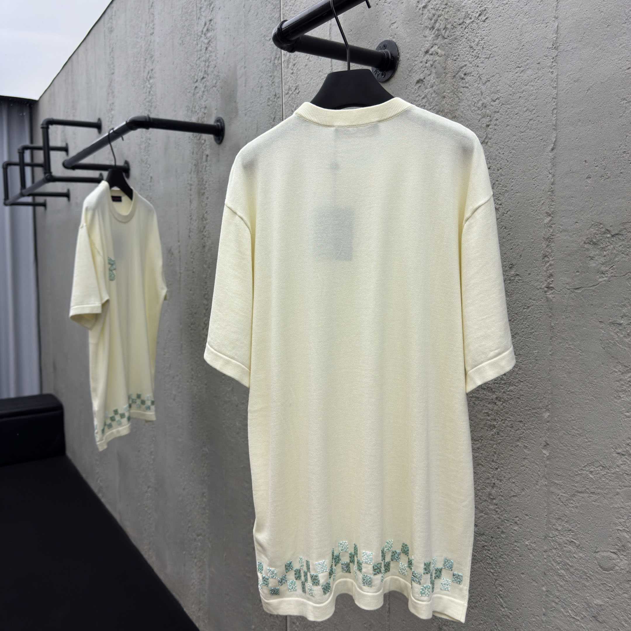 Louis Vuitton Embellished Short-Sleeved Crewneck   1AHVOA - FashionPlug
