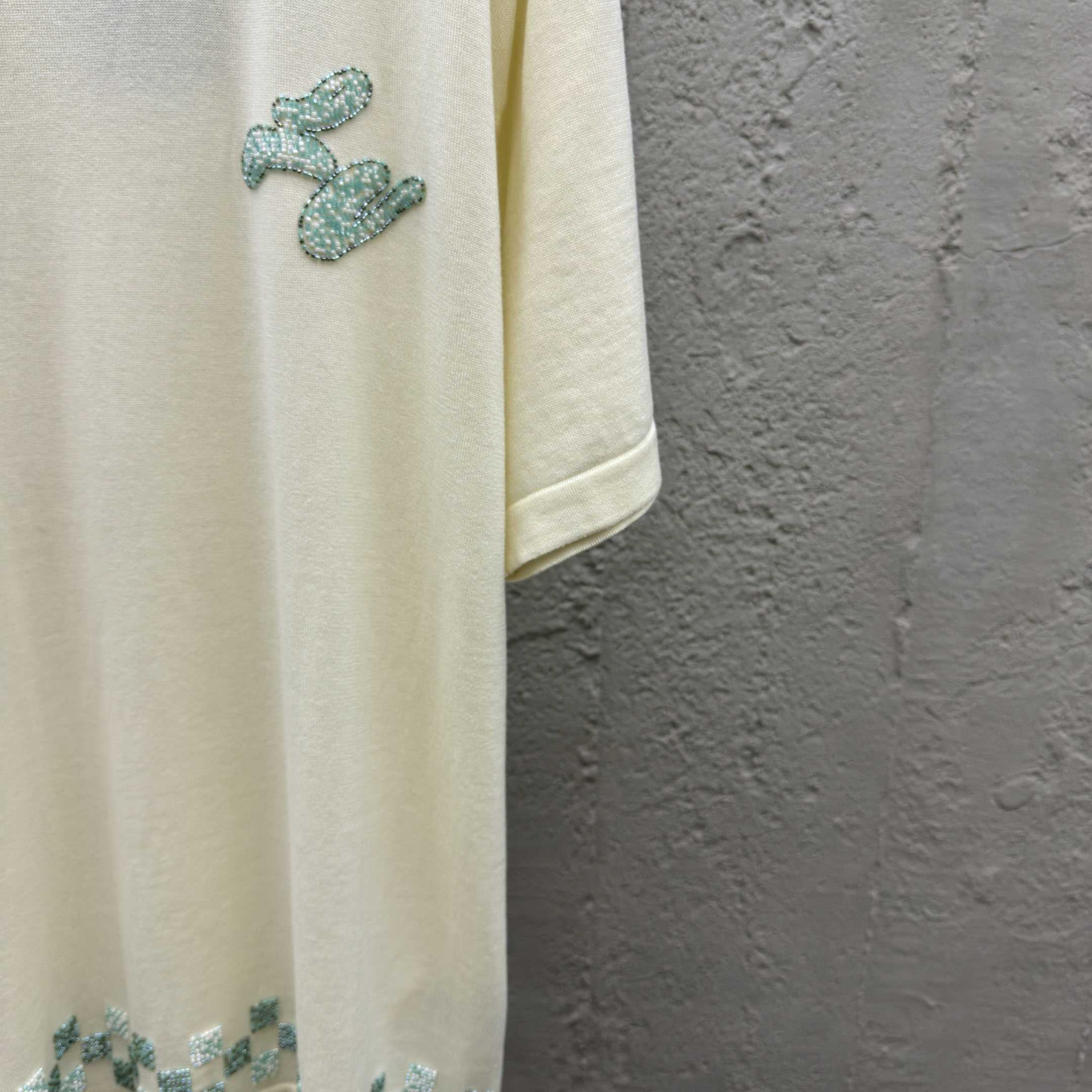 Louis Vuitton Embellished Short-Sleeved Crewneck   1AHVOA - FashionPlug