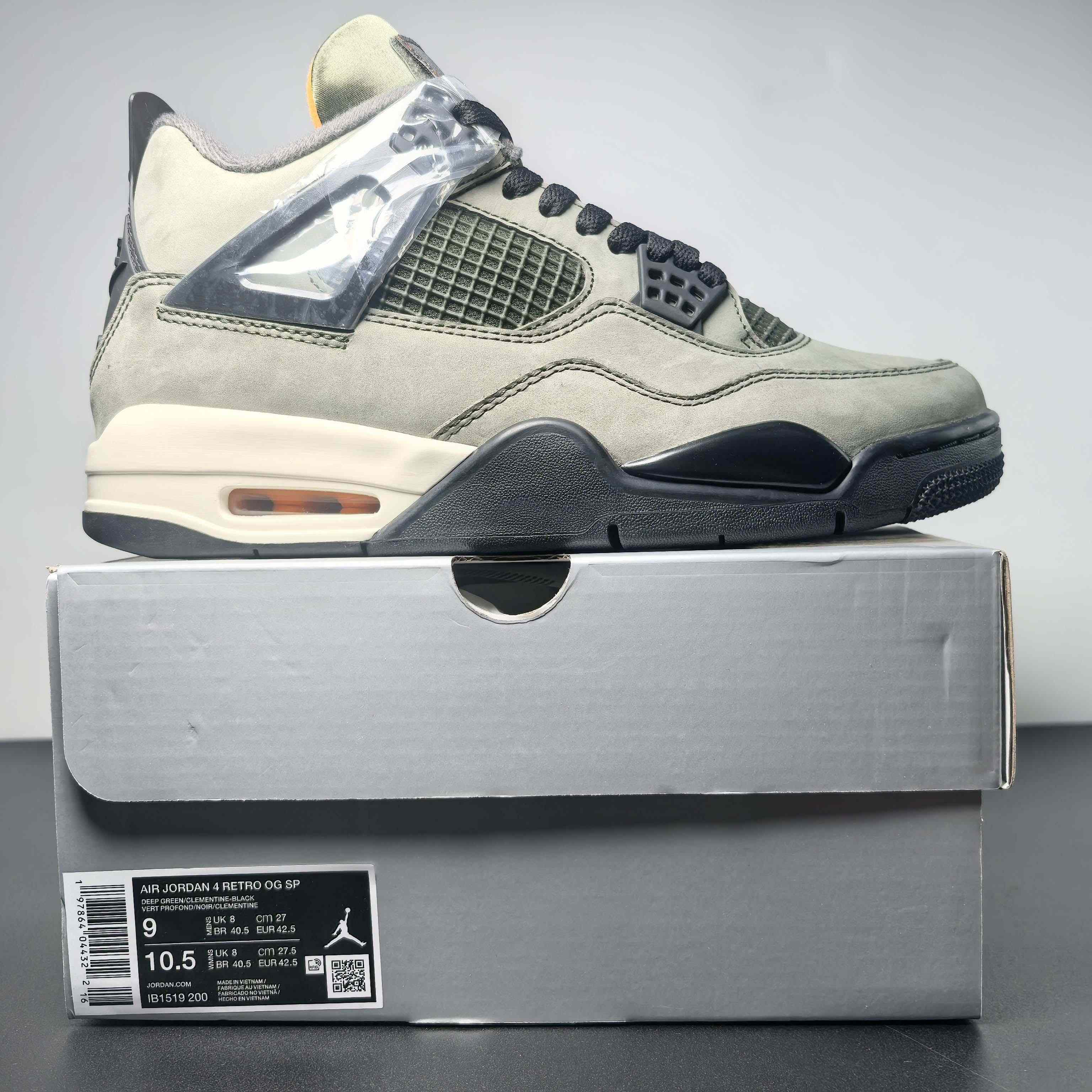 UNDEFEATED x Air Jordan 4 OG   IB1519-200 - FashionPlug