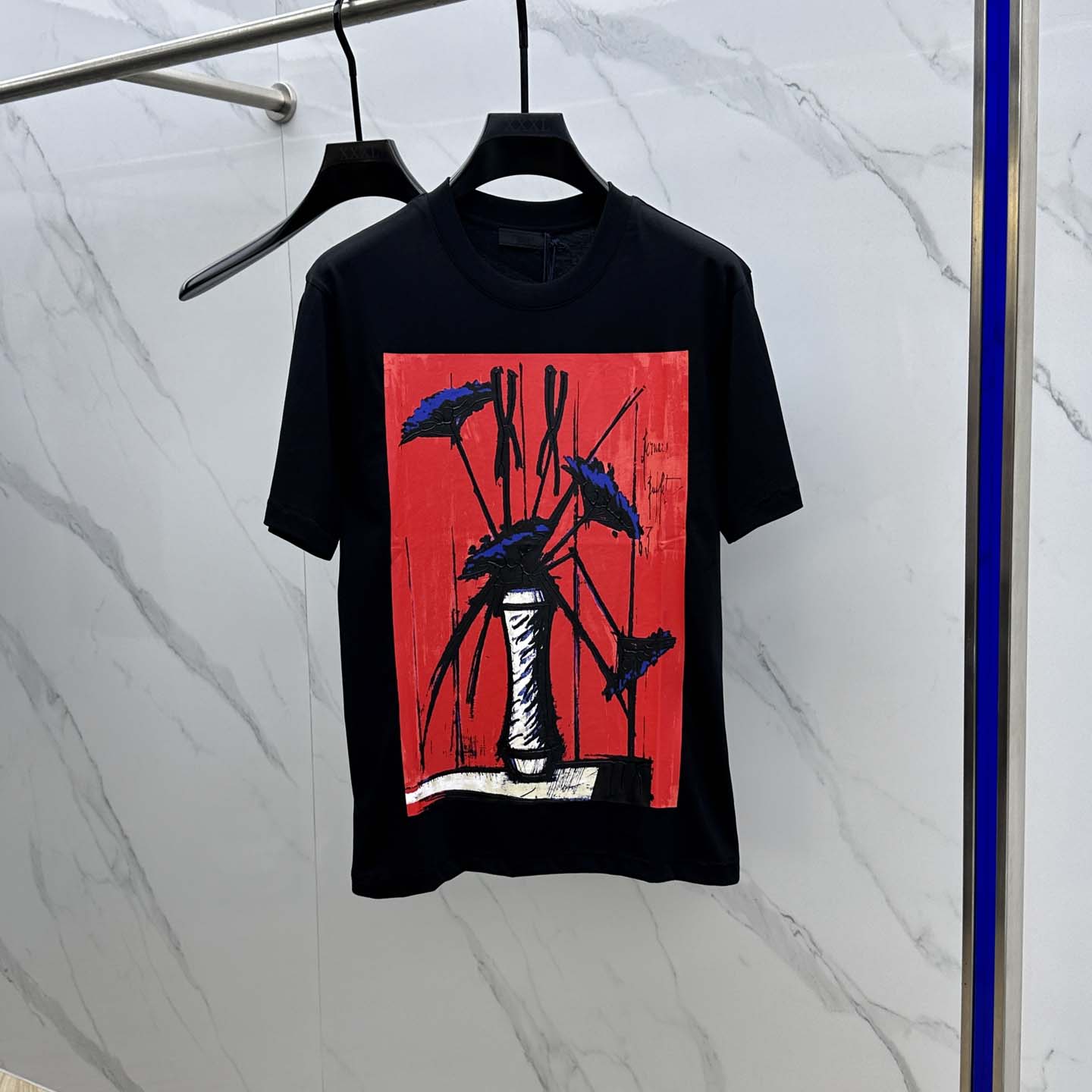 Prada Print Jersey T-shirt - FashionPlug