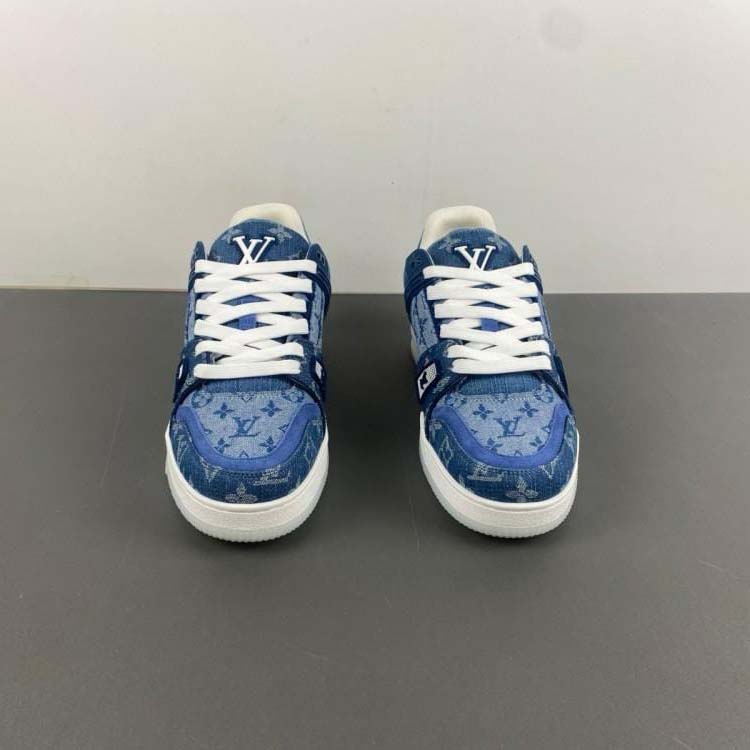 Louis Vuitton LV Trainer Sneaker   - FashionPlug