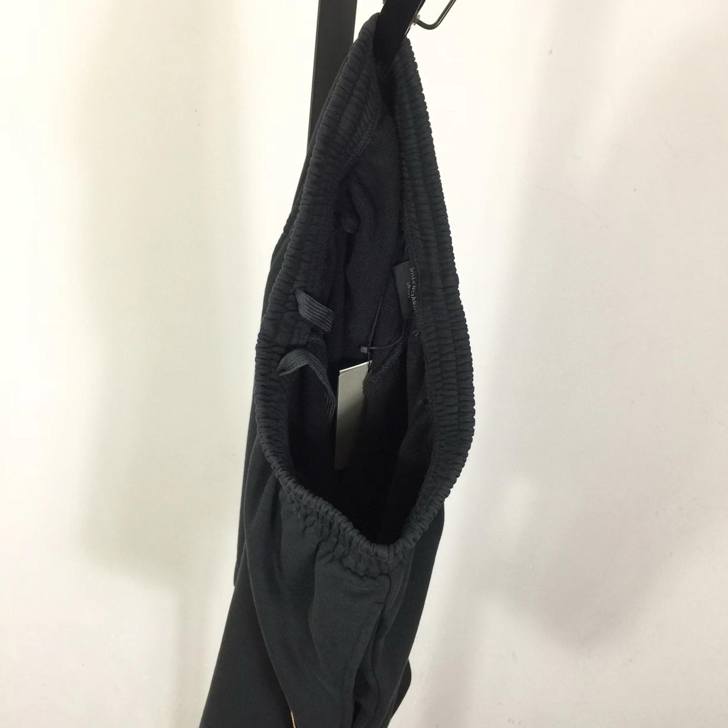 Balenciaga Uniform Merch Short In Faded Black Dry Fleece - FashionPlug