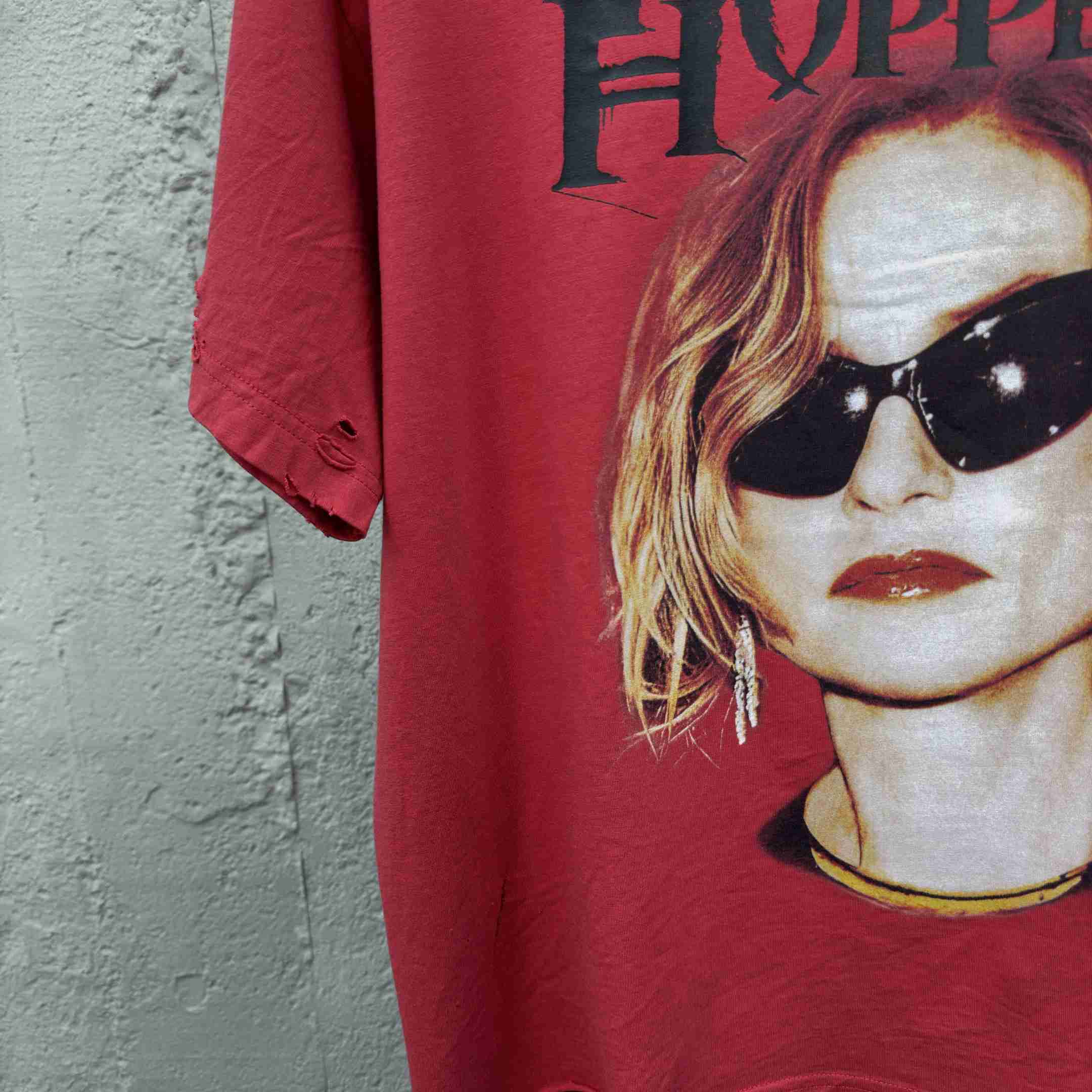 Balenciaga Isabelle Boxy T-Shirt in faded red dry jersey - FashionPlug