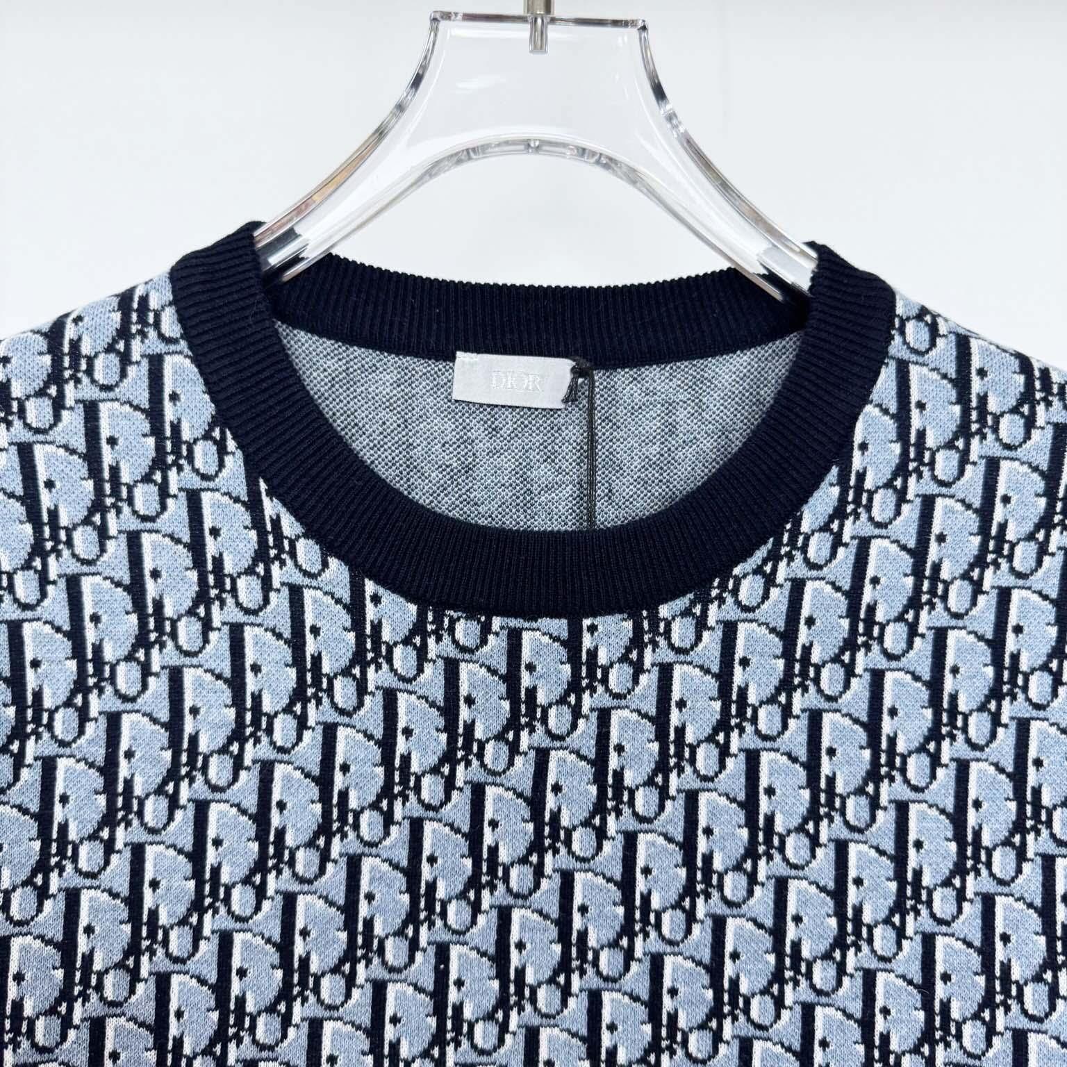 Dior Oblique T-Shirt, Relaxed Fit   - FashionPlug