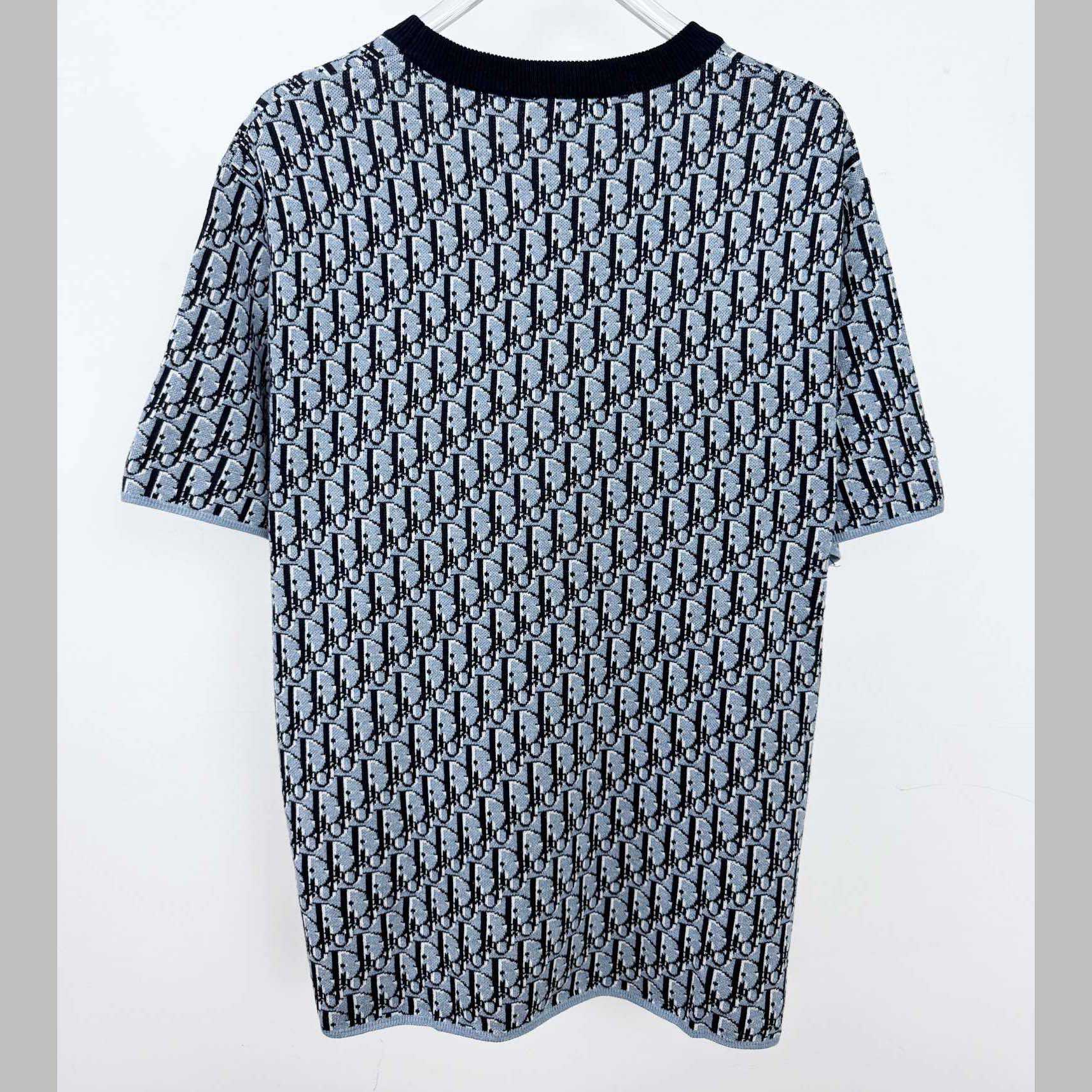 Dior Oblique T-Shirt, Relaxed Fit   - FashionPlug