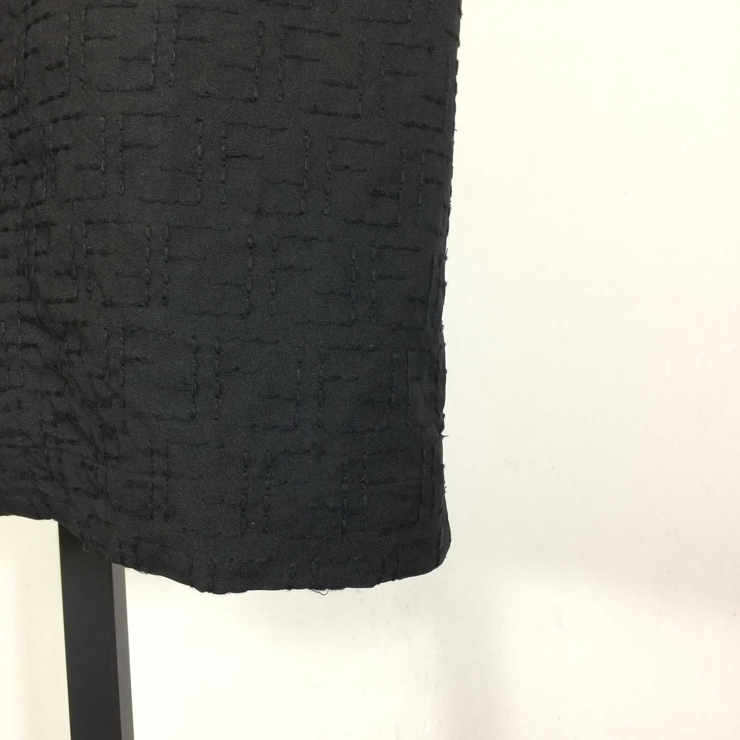Fendi Black Linen FF Jacquard Shirt - FashionPlug