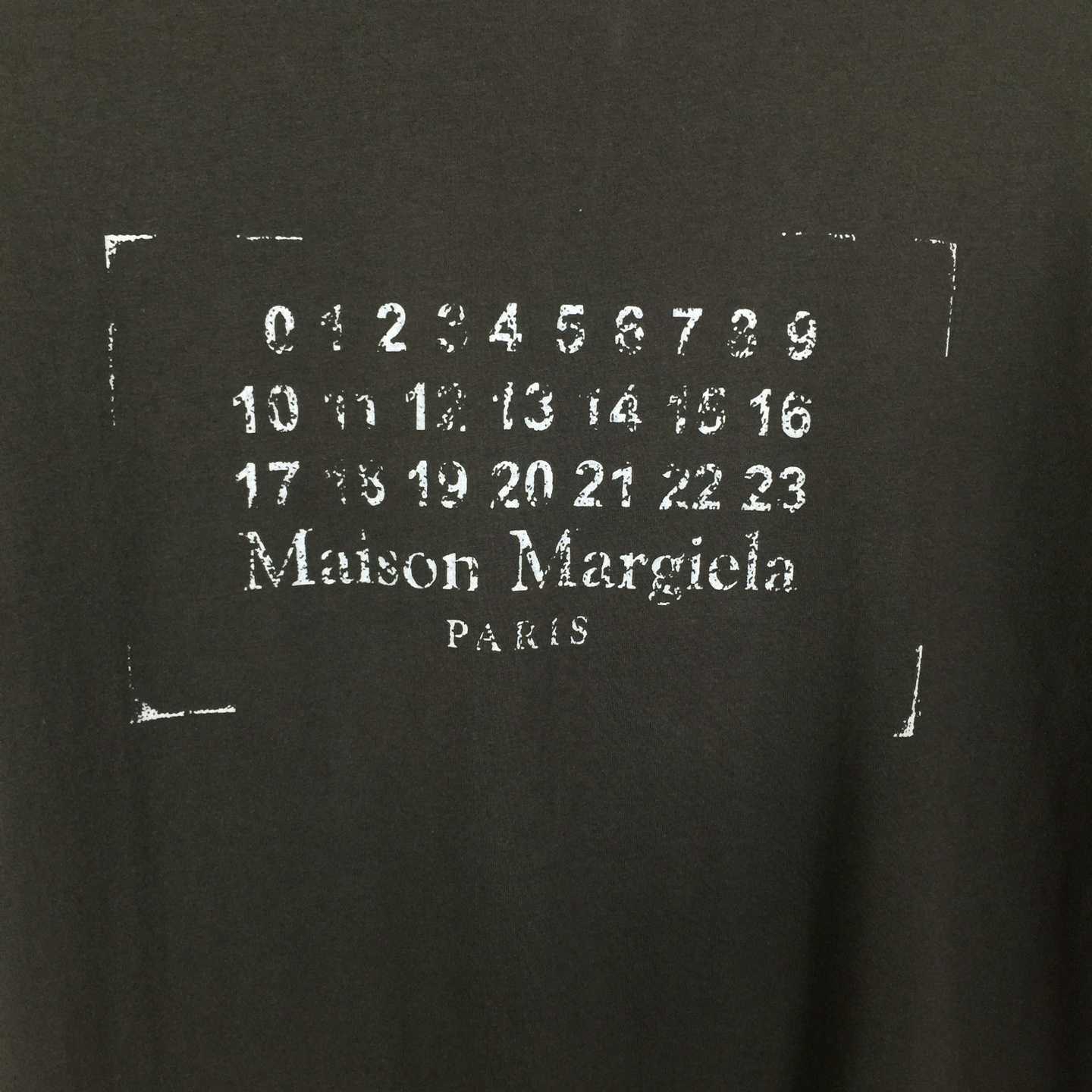 Maison Margiela Printed cotton-jersey T-shirt - FashionPlug