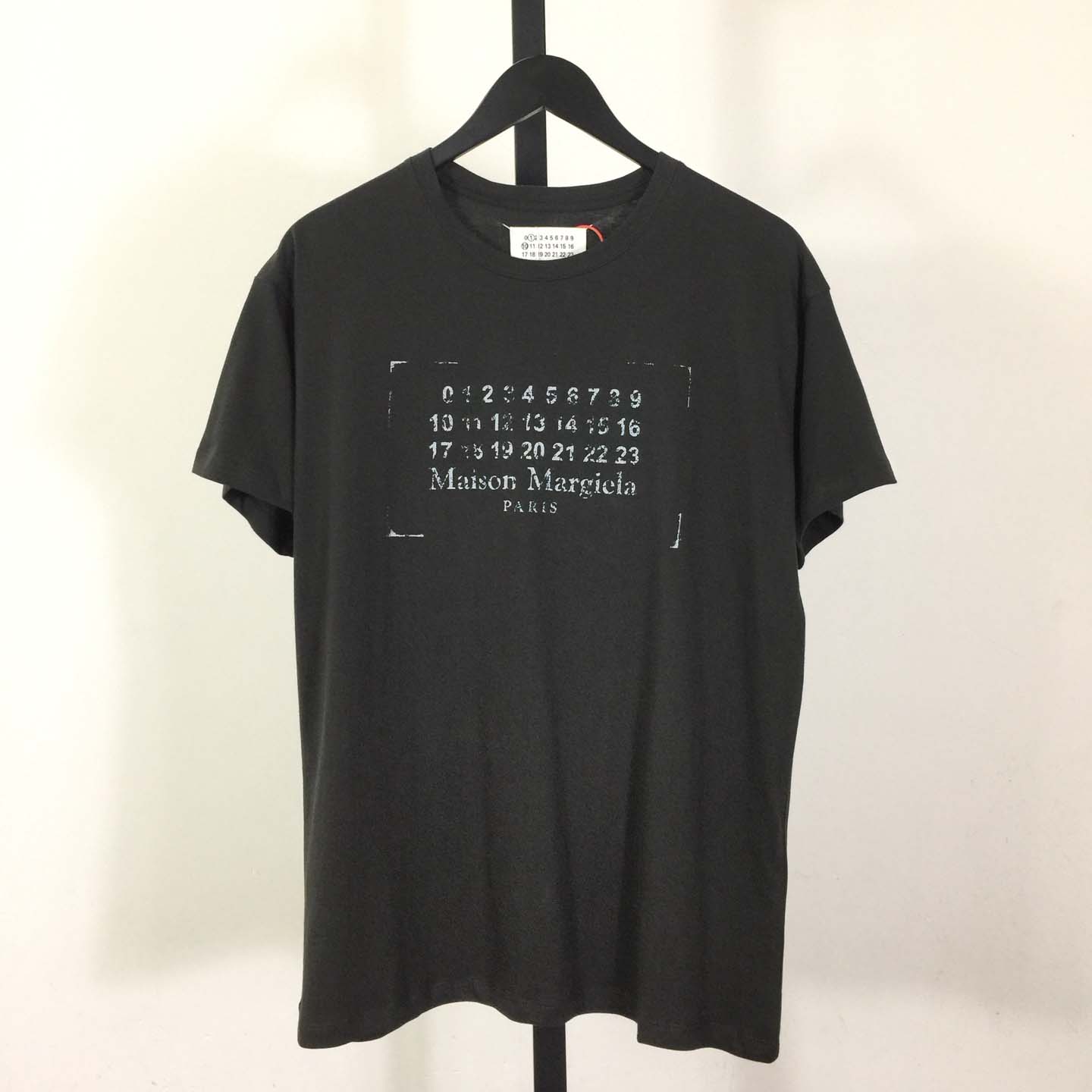 Maison Margiela Printed cotton-jersey T-shirt - FashionPlug