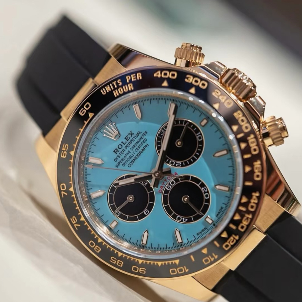 Rolex Daytona Tiffany Blue New Release 18K Yellow Gold   - FashionPlug