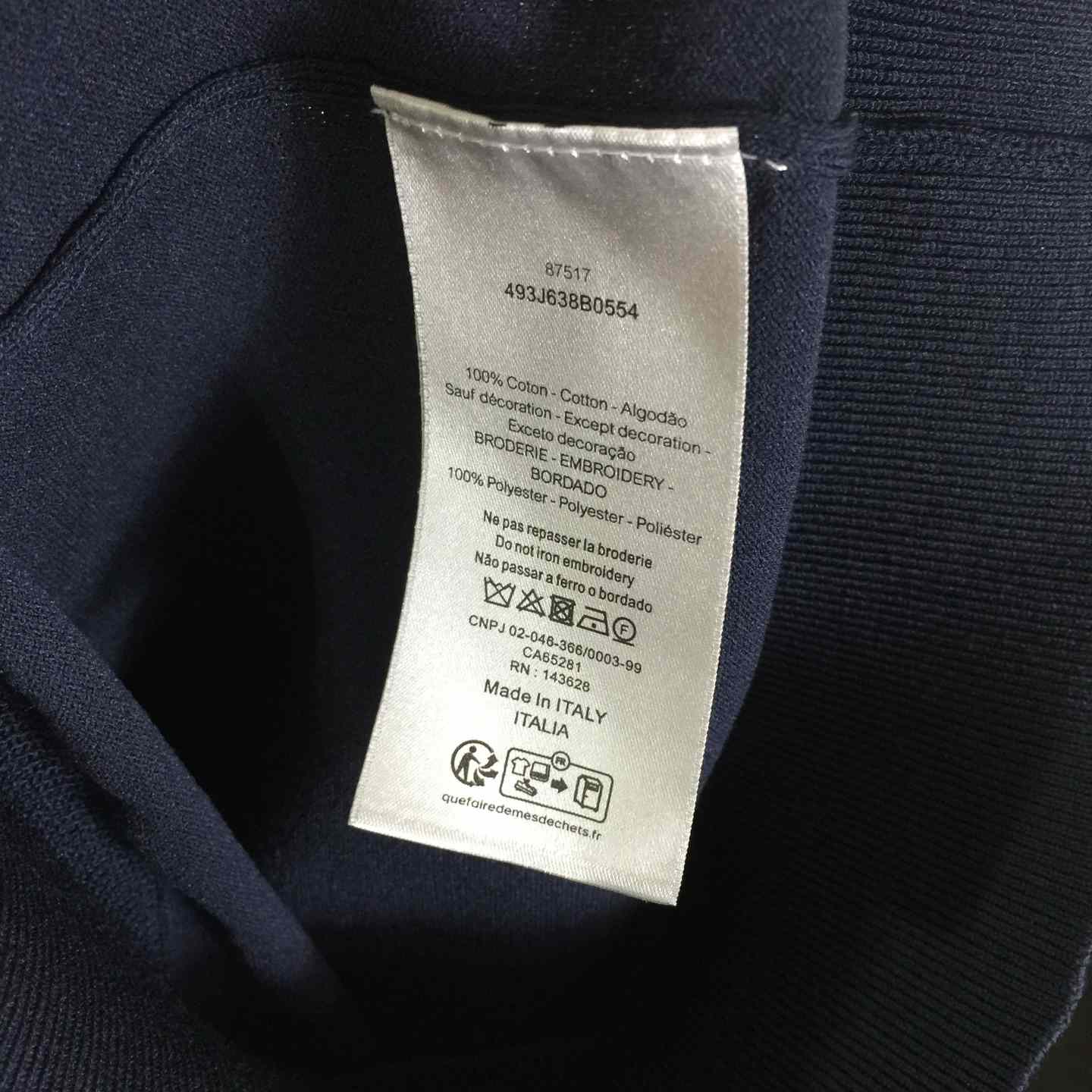 Dior CD Diamond Short-Sleeved Sweater  - FashionPlug