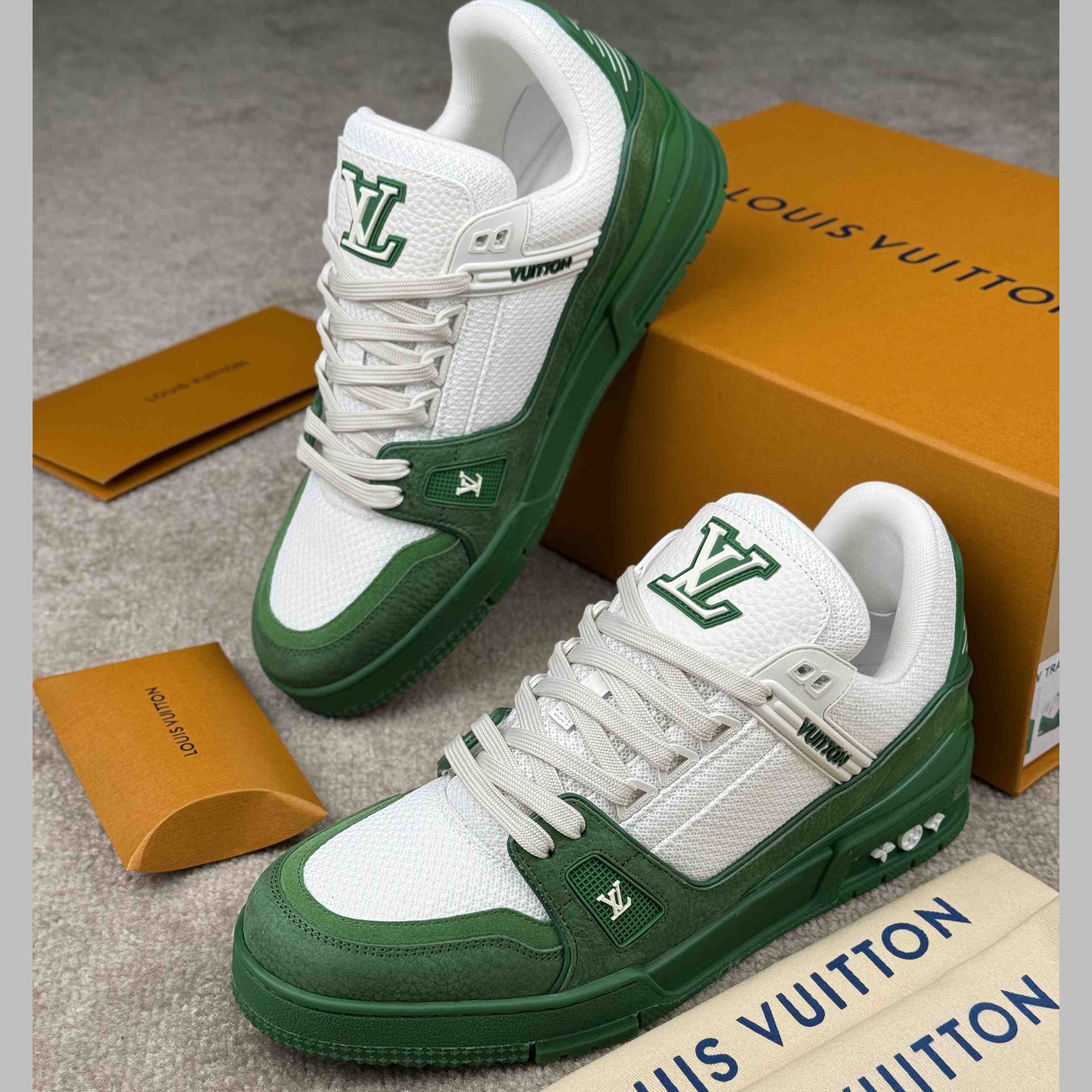 Louis Vuitton LV Trainer Sneaker   1AHTL1 - FashionPlug