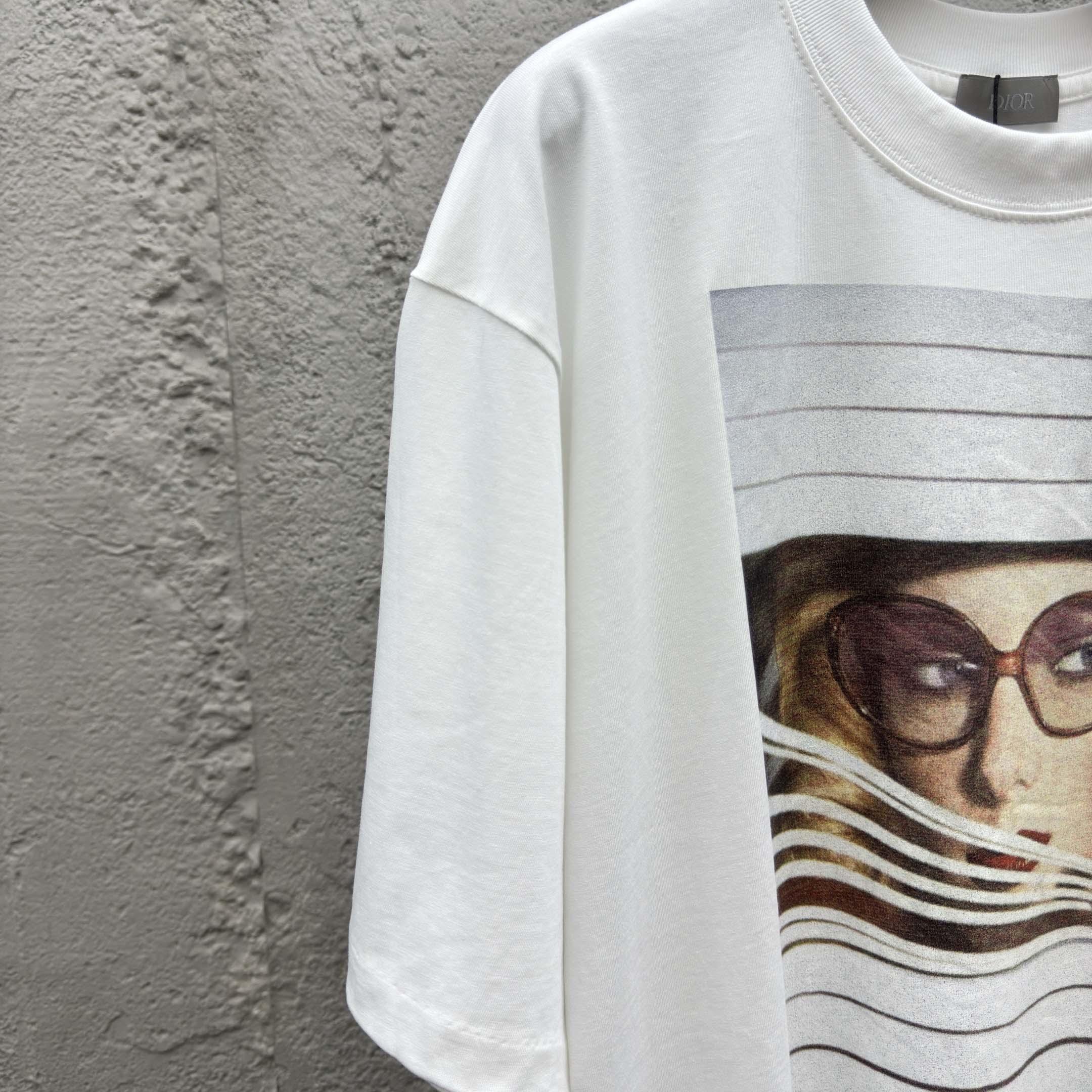 Dior Heritage Printed T-Shirt, Regular Fit    - FashionPlug
