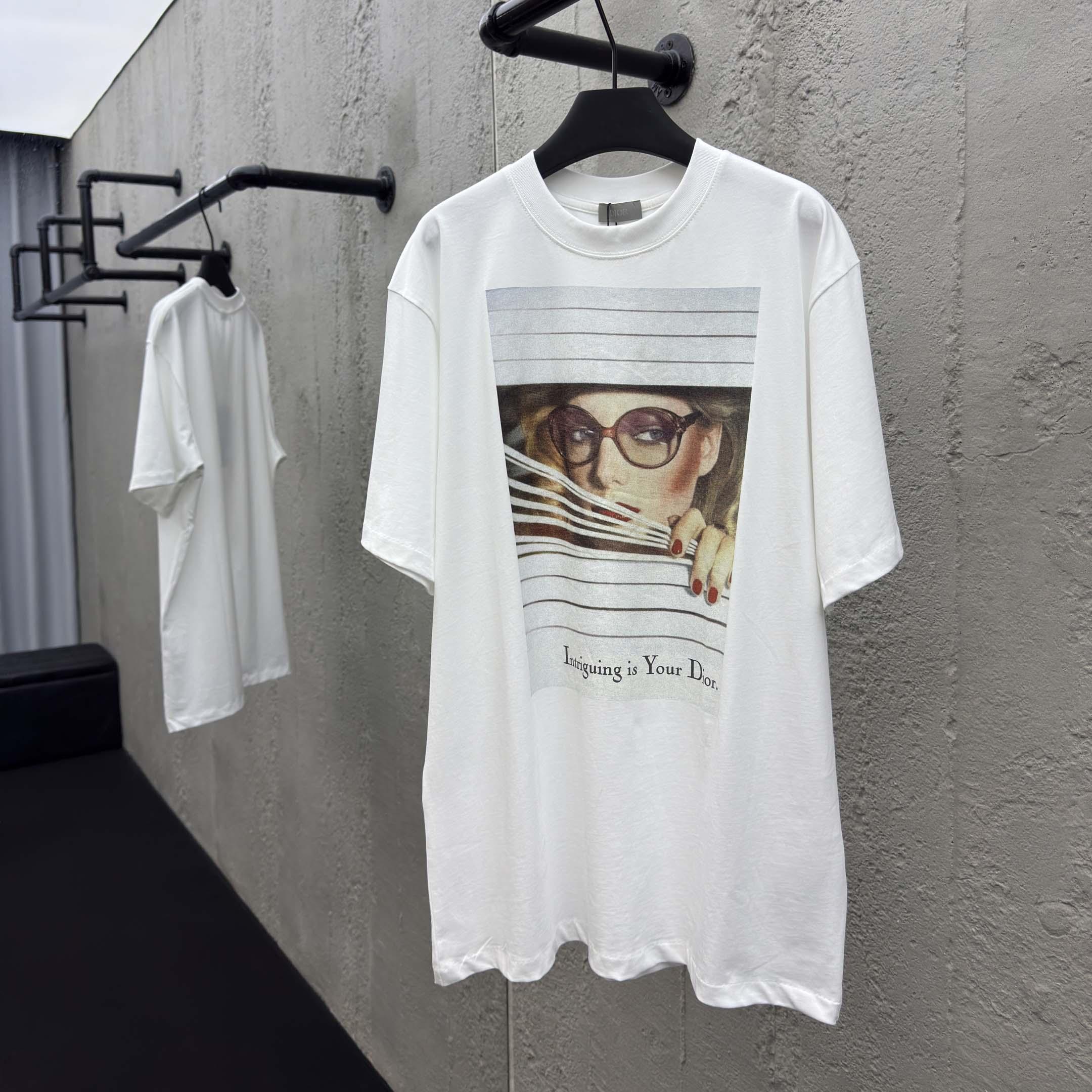 Dior Heritage Printed T-Shirt, Regular Fit    - FashionPlug