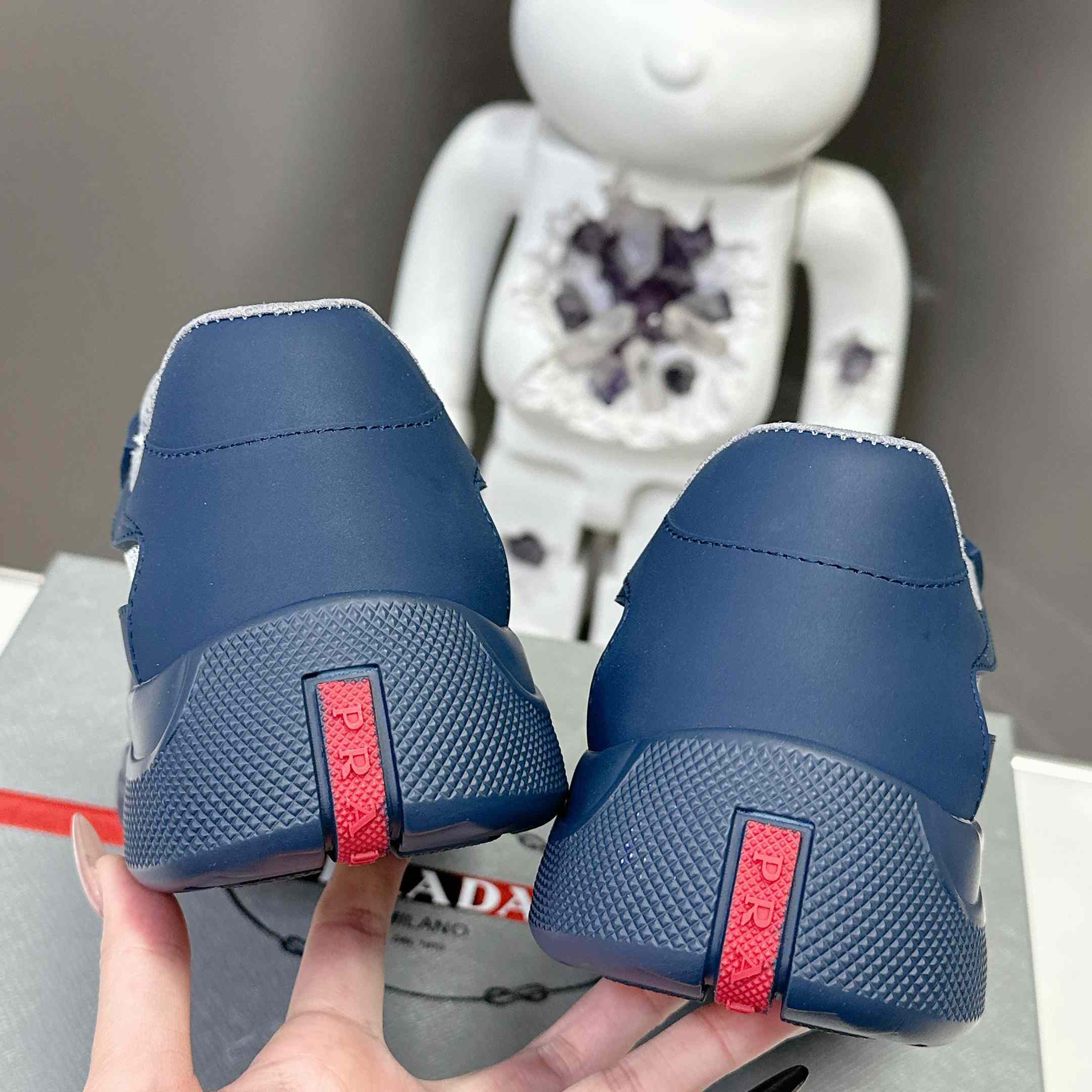 Prada America's Cup Soft Rubber And Bike Fabric Sneakers - FashionPlug