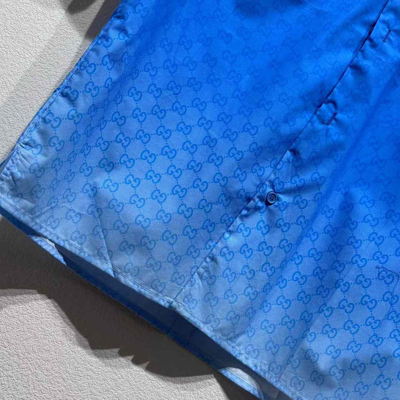 Gucci Printed Cotton Poplin Bowling Shirt - FashionPlug
