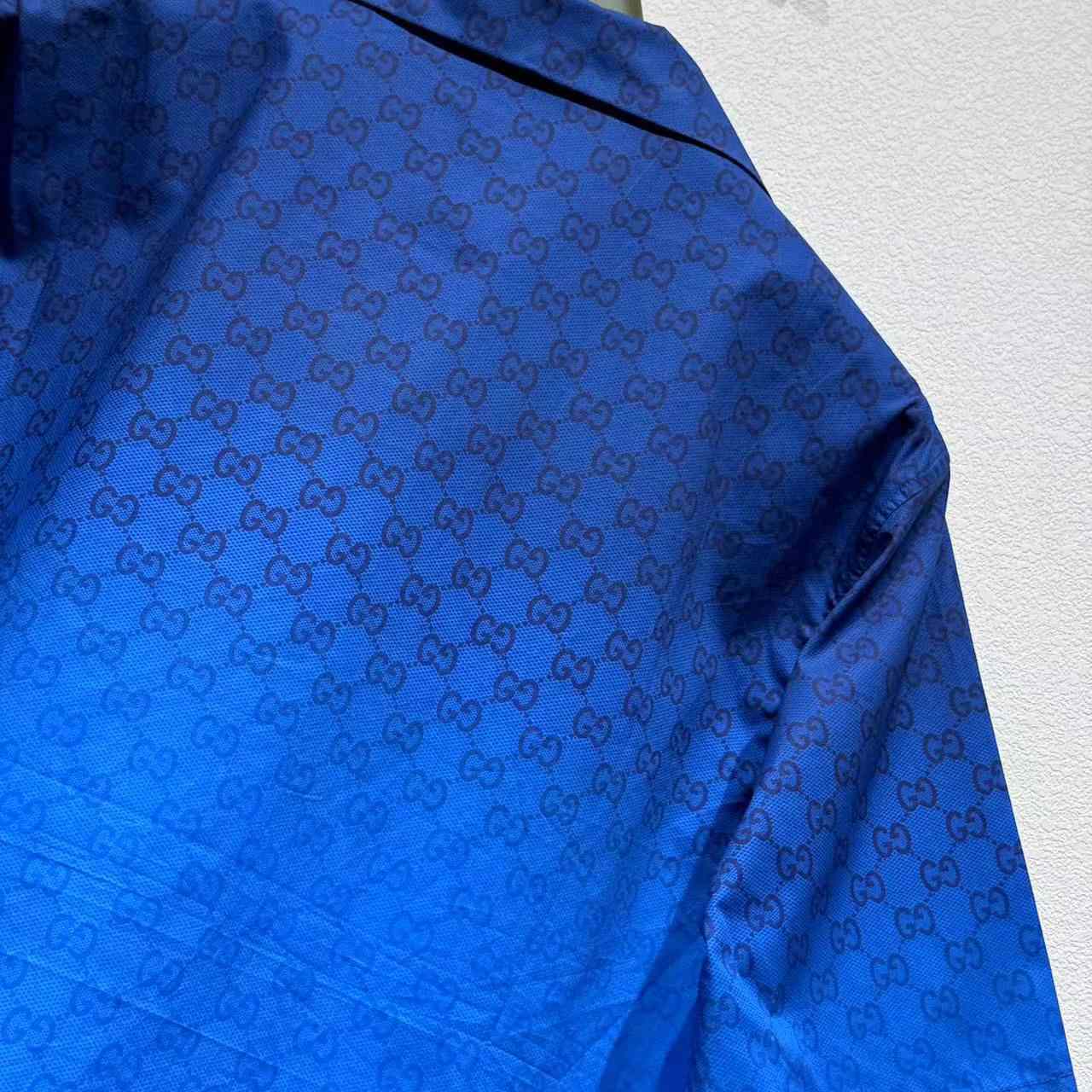 Gucci Printed Cotton Poplin Bowling Shirt - FashionPlug