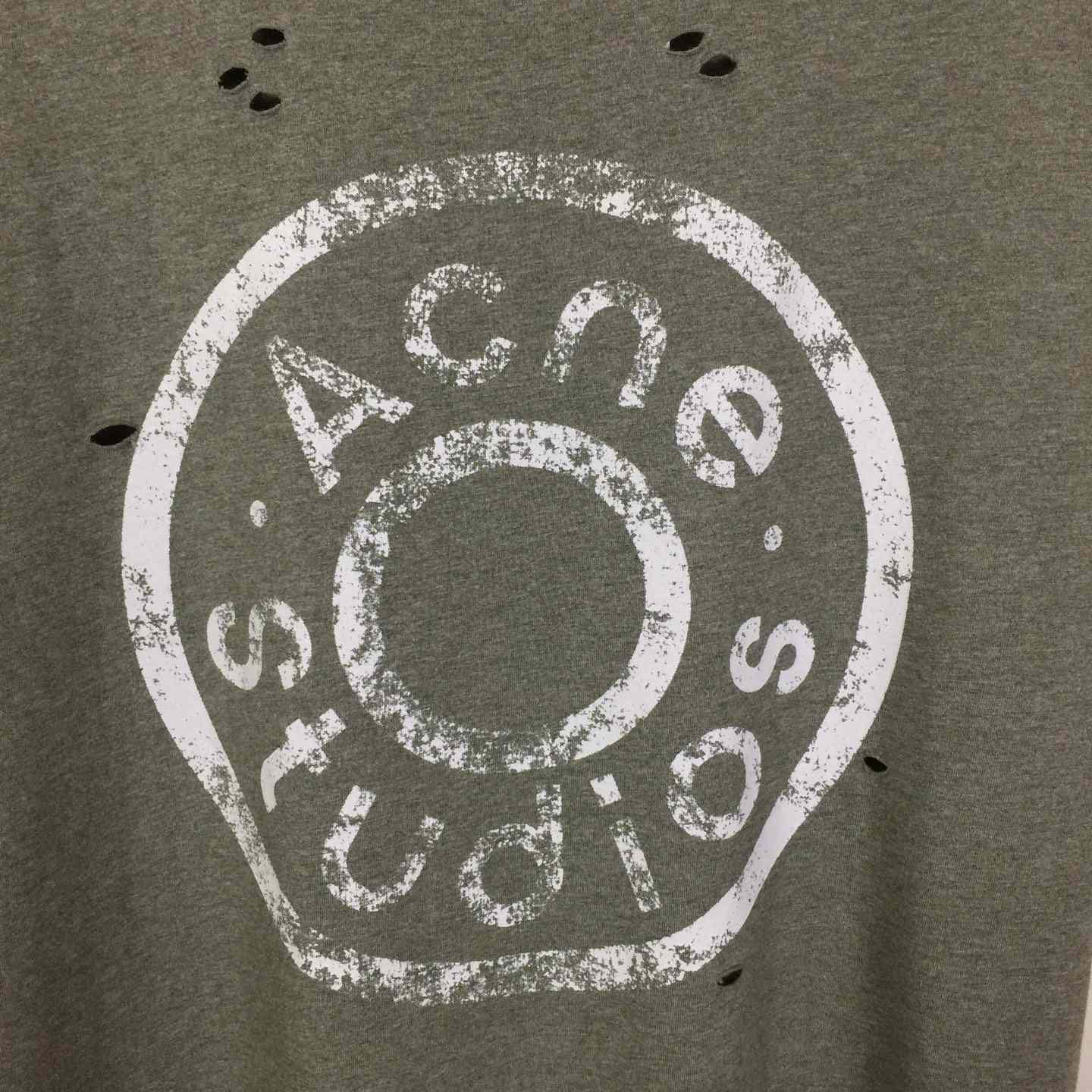 Acne Studios Relaxed Fit Logo T-shirt - FashionPlug