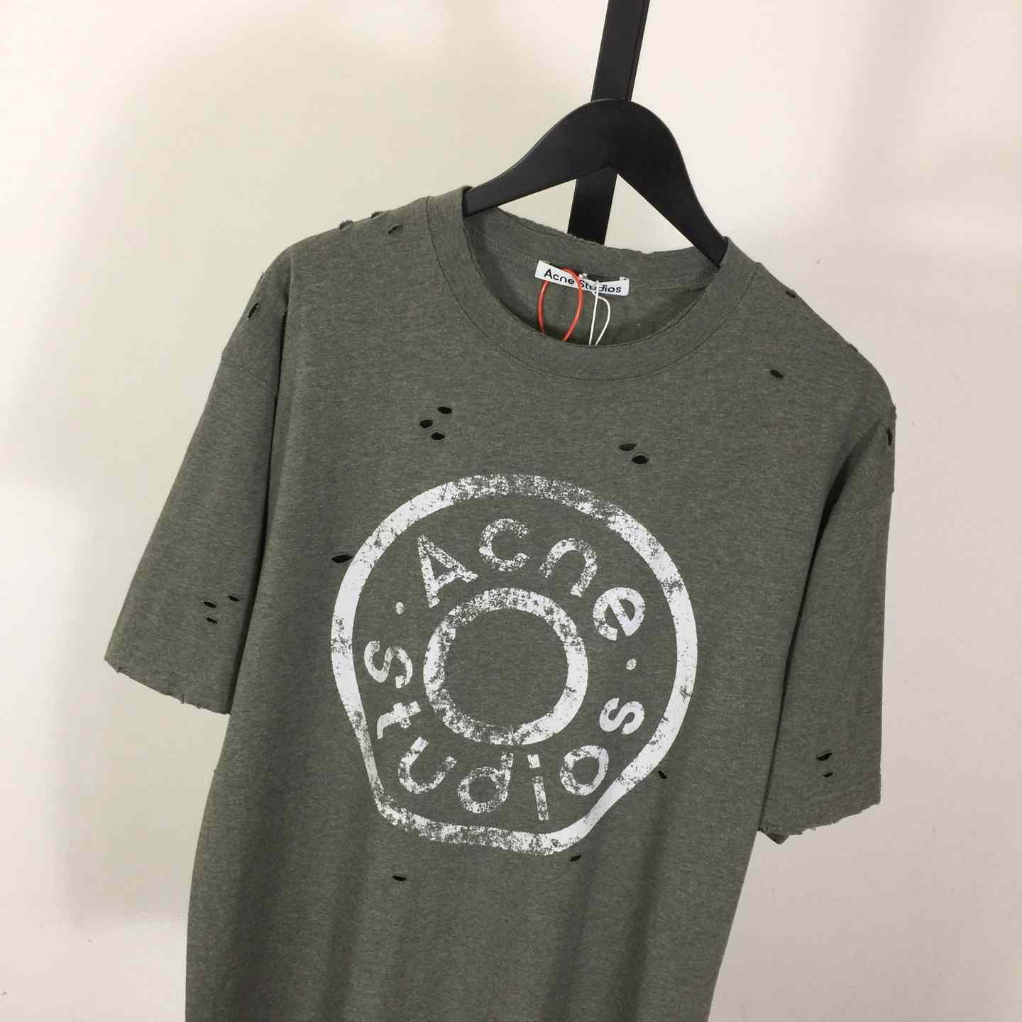 Acne Studios Relaxed Fit Logo T-shirt - FashionPlug