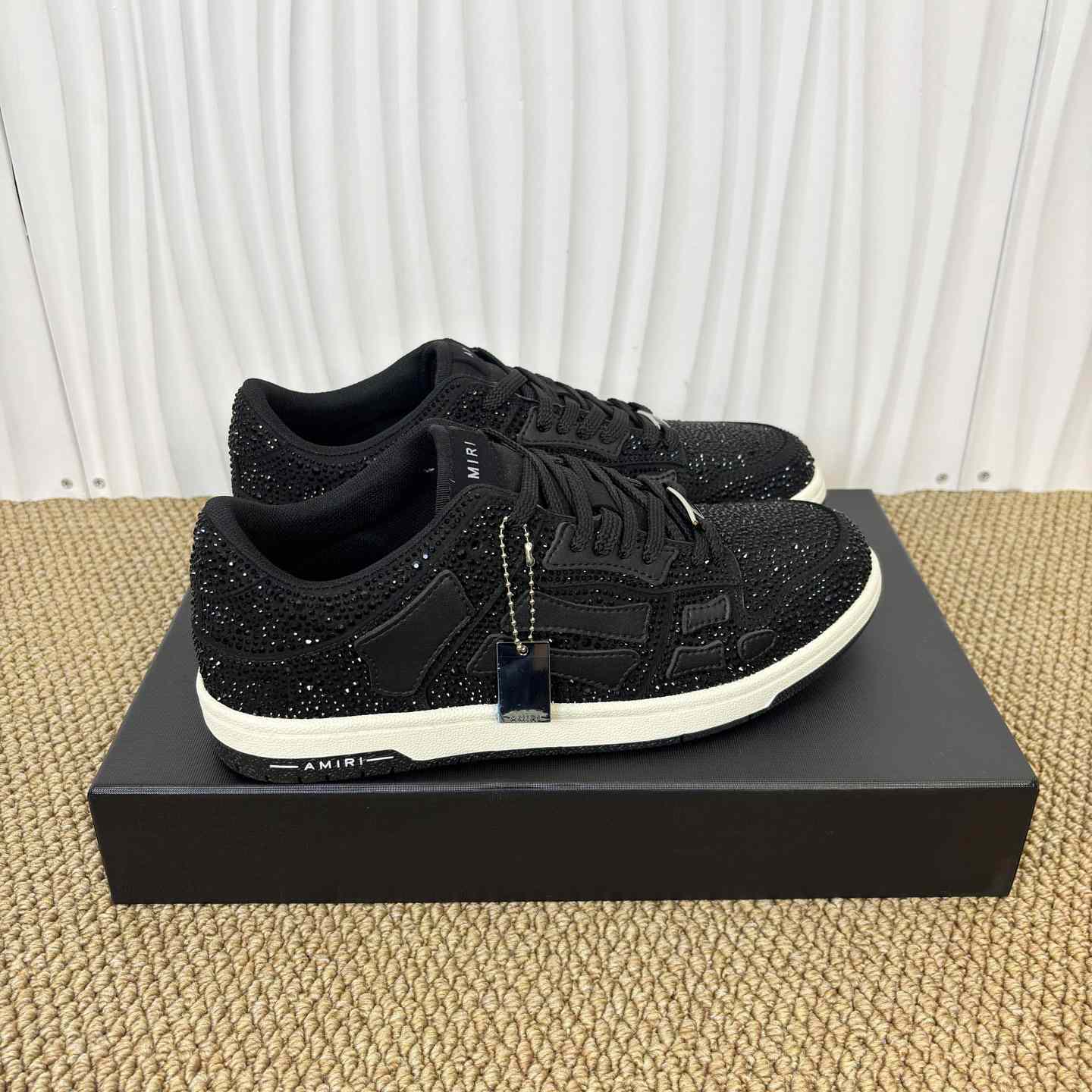 Amiri Crystal Skel-top Low Sneaker - FashionPlug