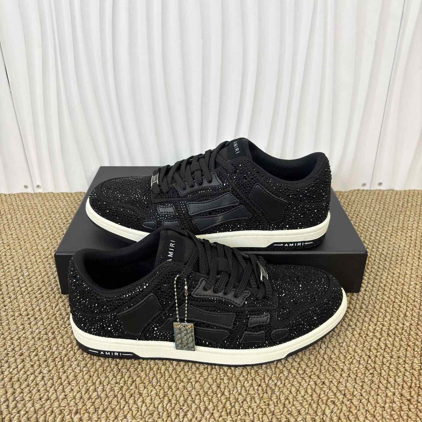 Amiri Crystal Skel-top Low Sneaker - FashionPlug