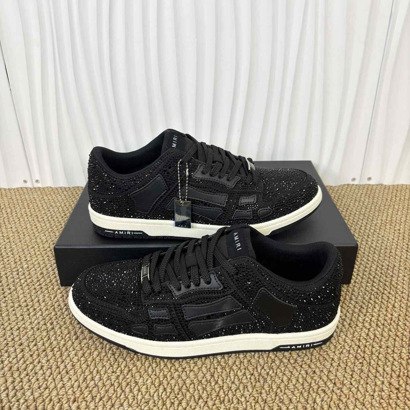 Amiri Crystal Skel-top Low Sneaker - FashionPlug
