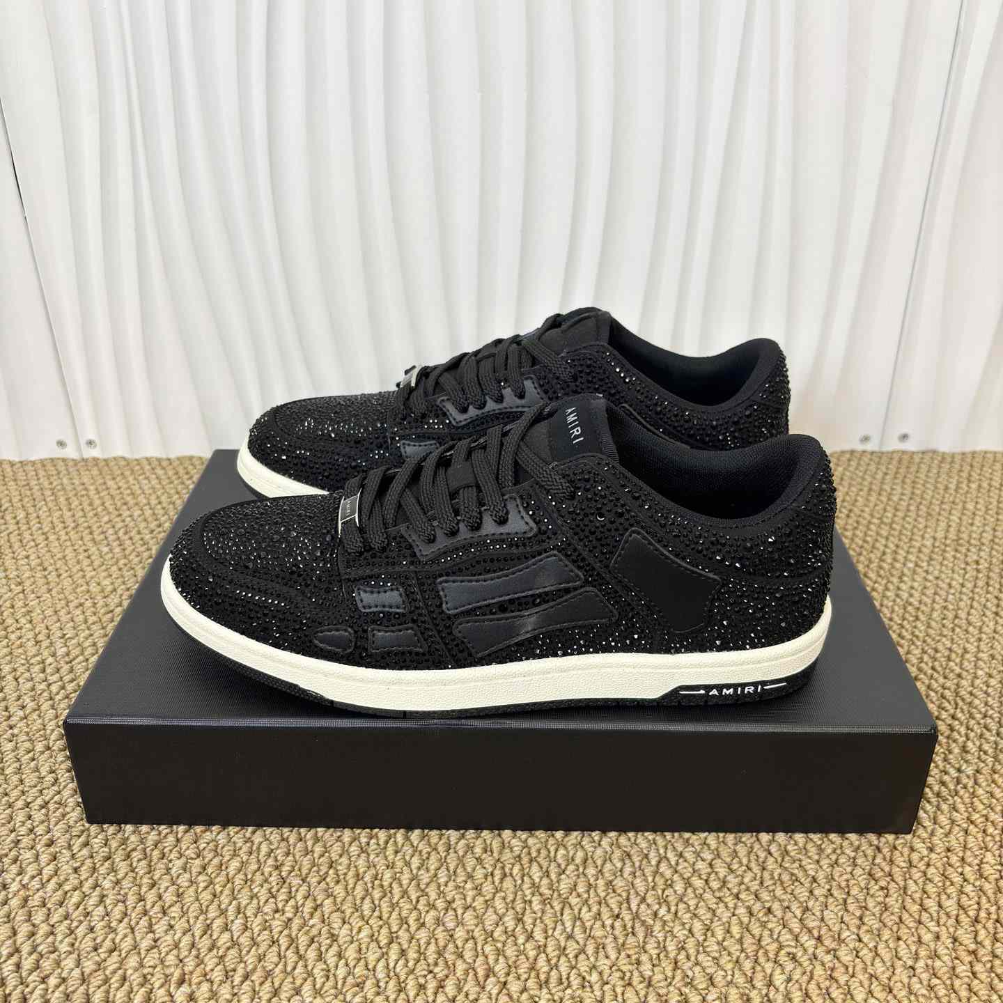 Amiri Crystal Skel-top Low Sneaker - FashionPlug