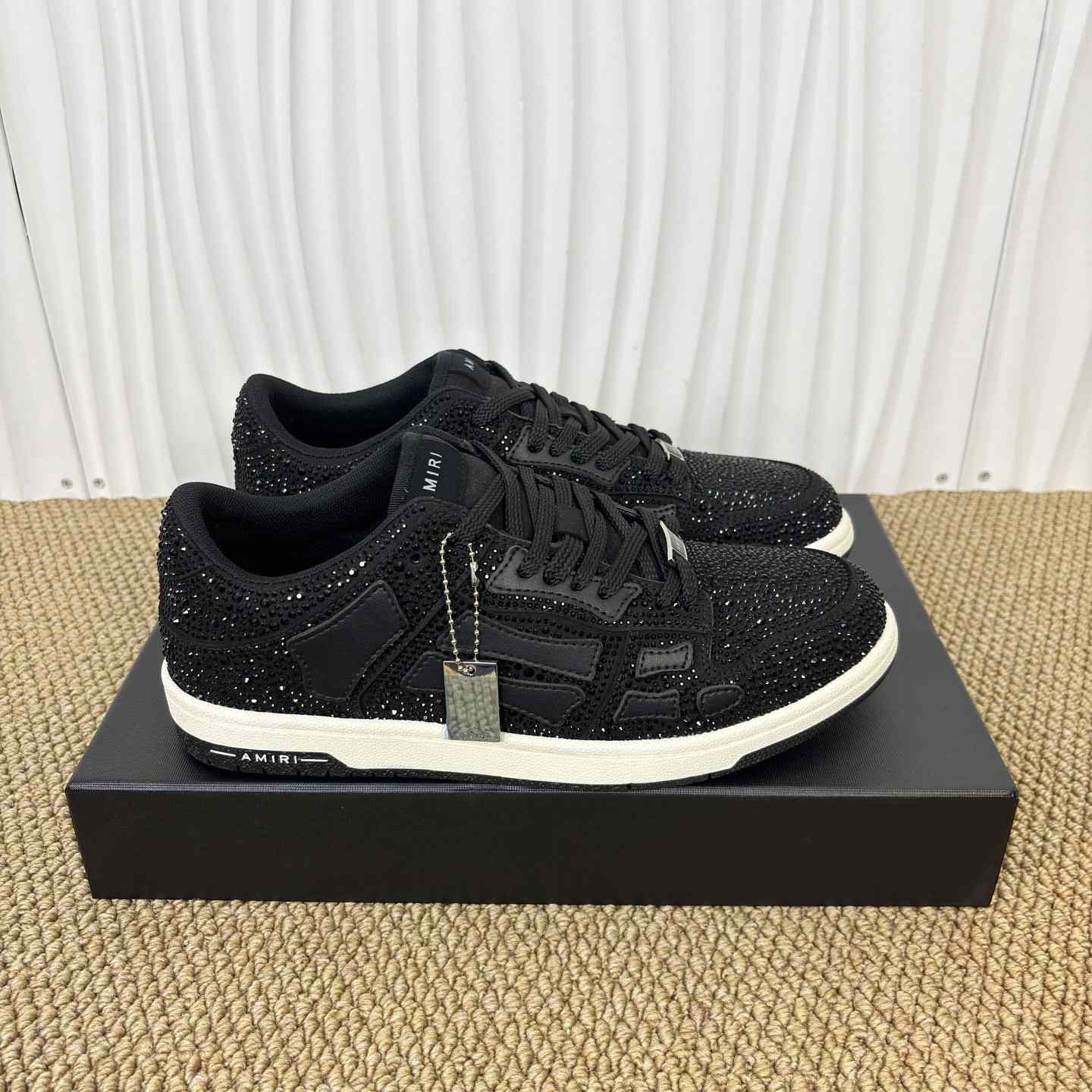 Amiri Crystal Skel-top Low Sneaker - FashionPlug