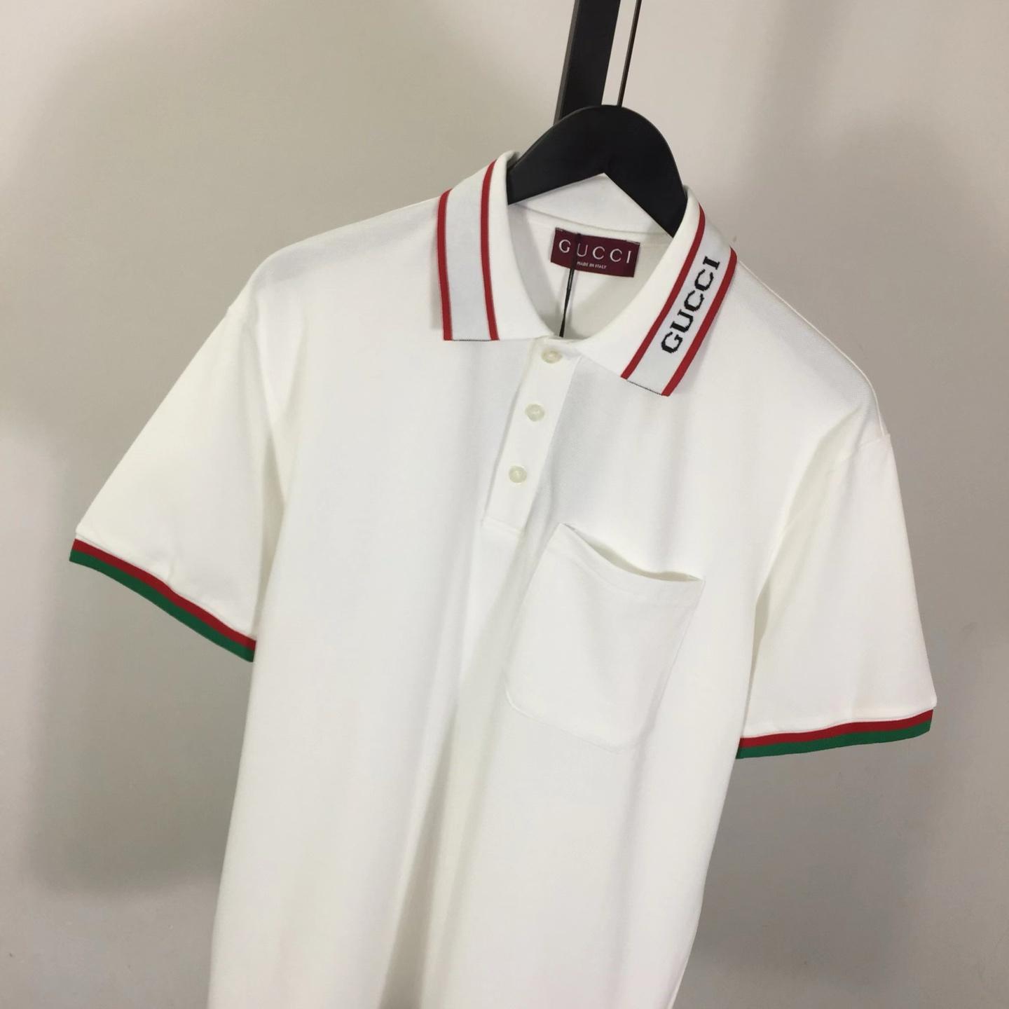 Gucci Cotton Piquet Polo Shirt - FashionPlug