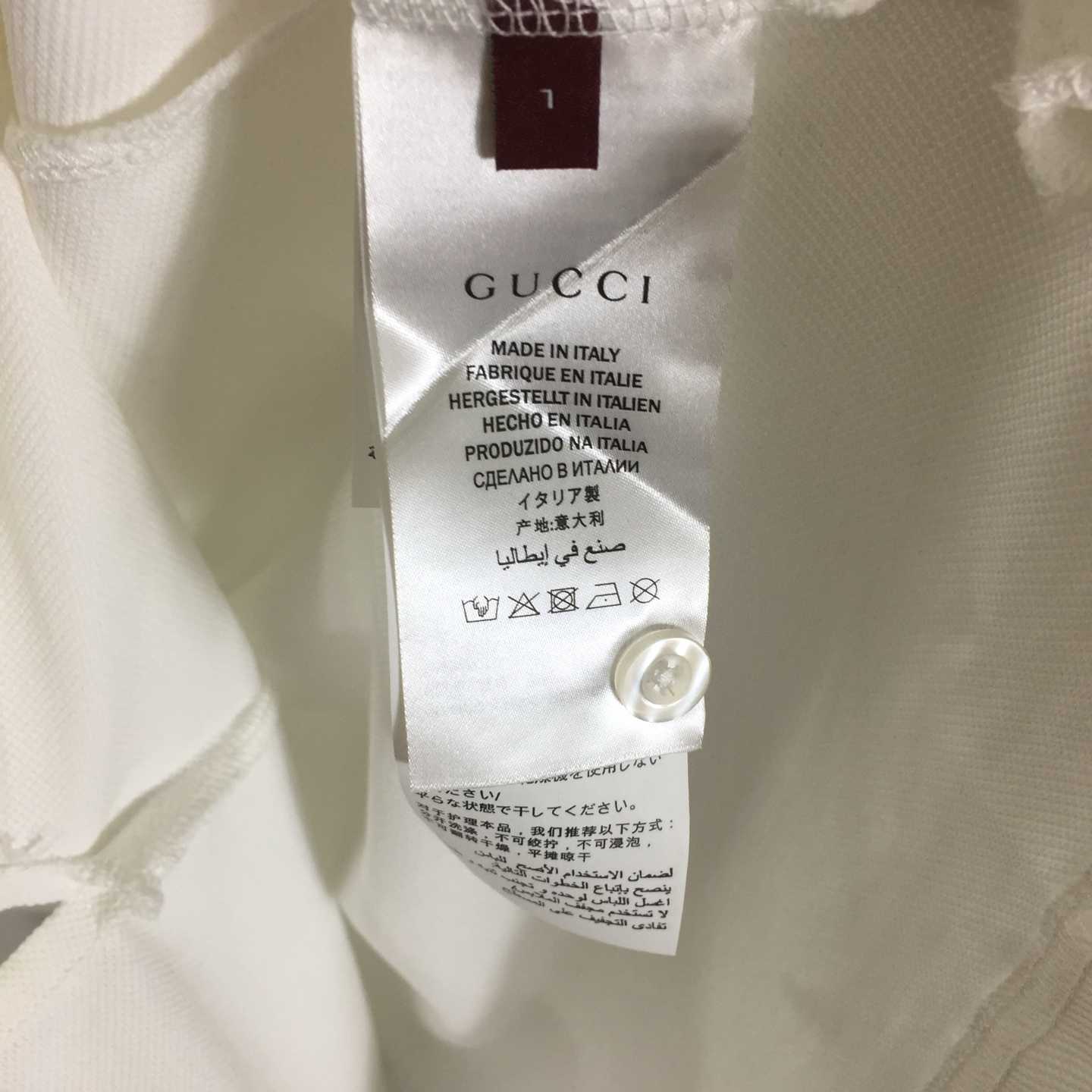 Gucci Cotton Piquet Polo Shirt - FashionPlug