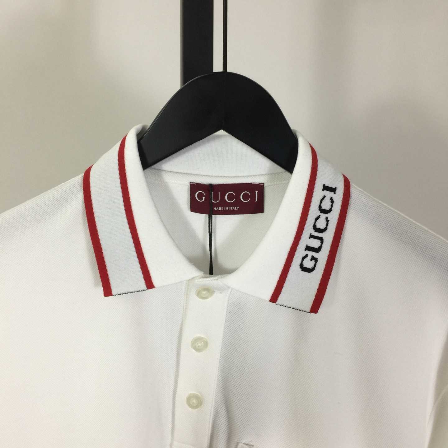 Gucci Cotton Piquet Polo Shirt - FashionPlug
